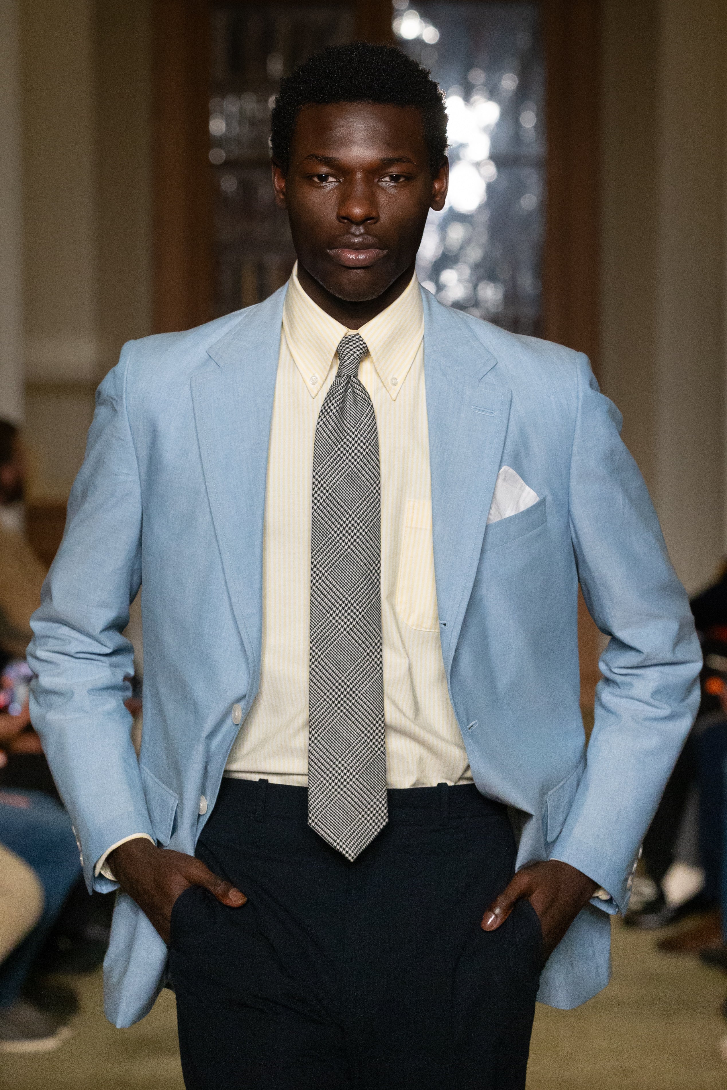 Made-in-Canada Blue Chambray Sport Coat