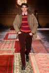 Burgundy 5-Pocket 16-Wale Corduroy Pant