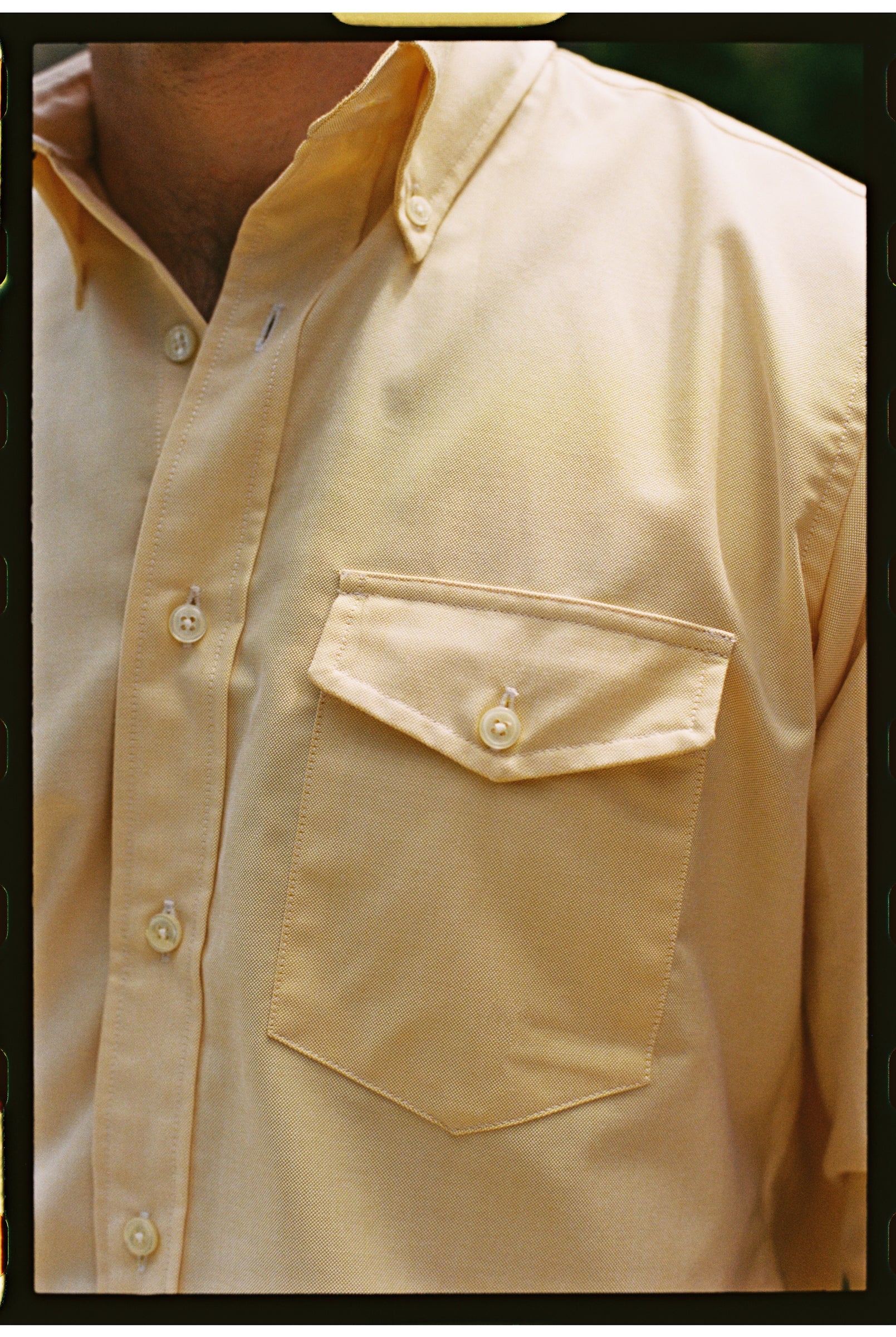 Classic Dress Shirt - Yellow Oxford W/ Flap Pocket | J. Press