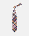 Made-in-UK Navy Madras Tie