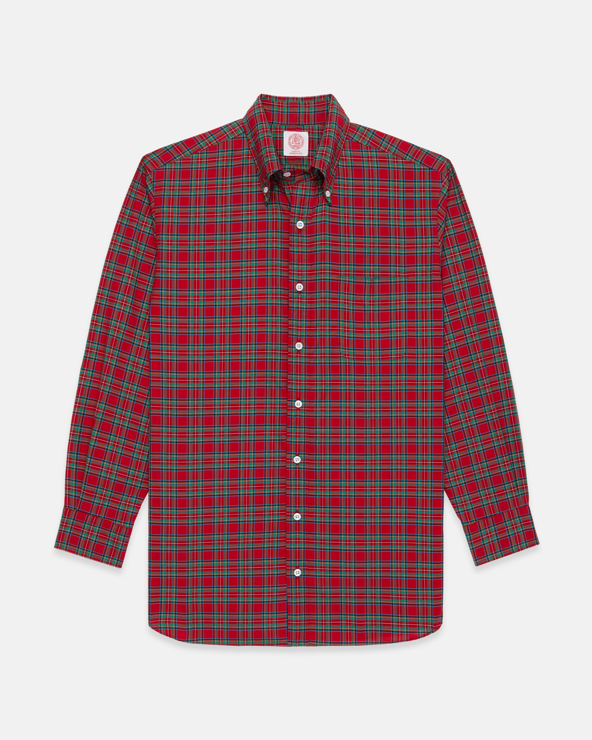 Made-in-USA Royal Stewart Tartan Sport Shirt - Classic Fit