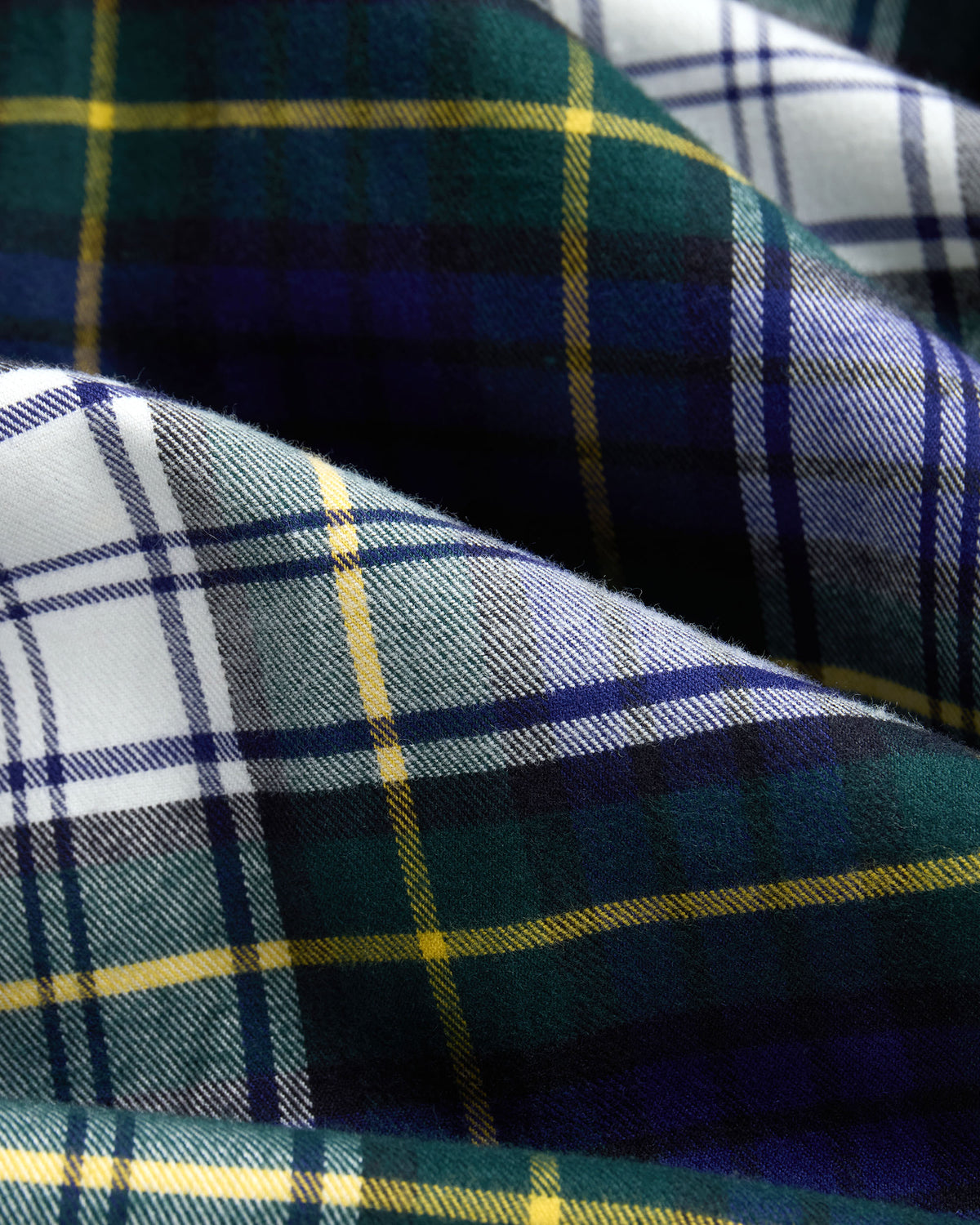 Made-in-USA Dress Gordon Tartan Flannel Sport Shirt - Classic Fit