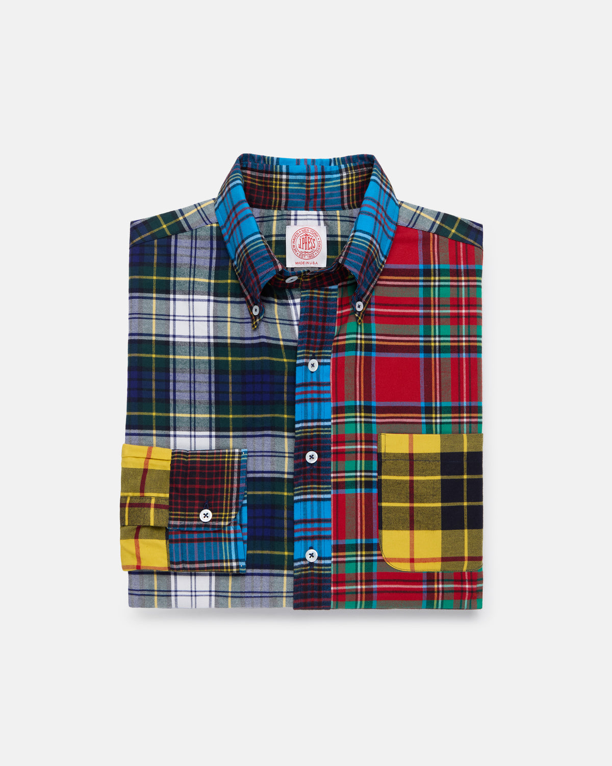 Made-in-USA Tartan Flannel Fun Sport Shirt - Classic Fit