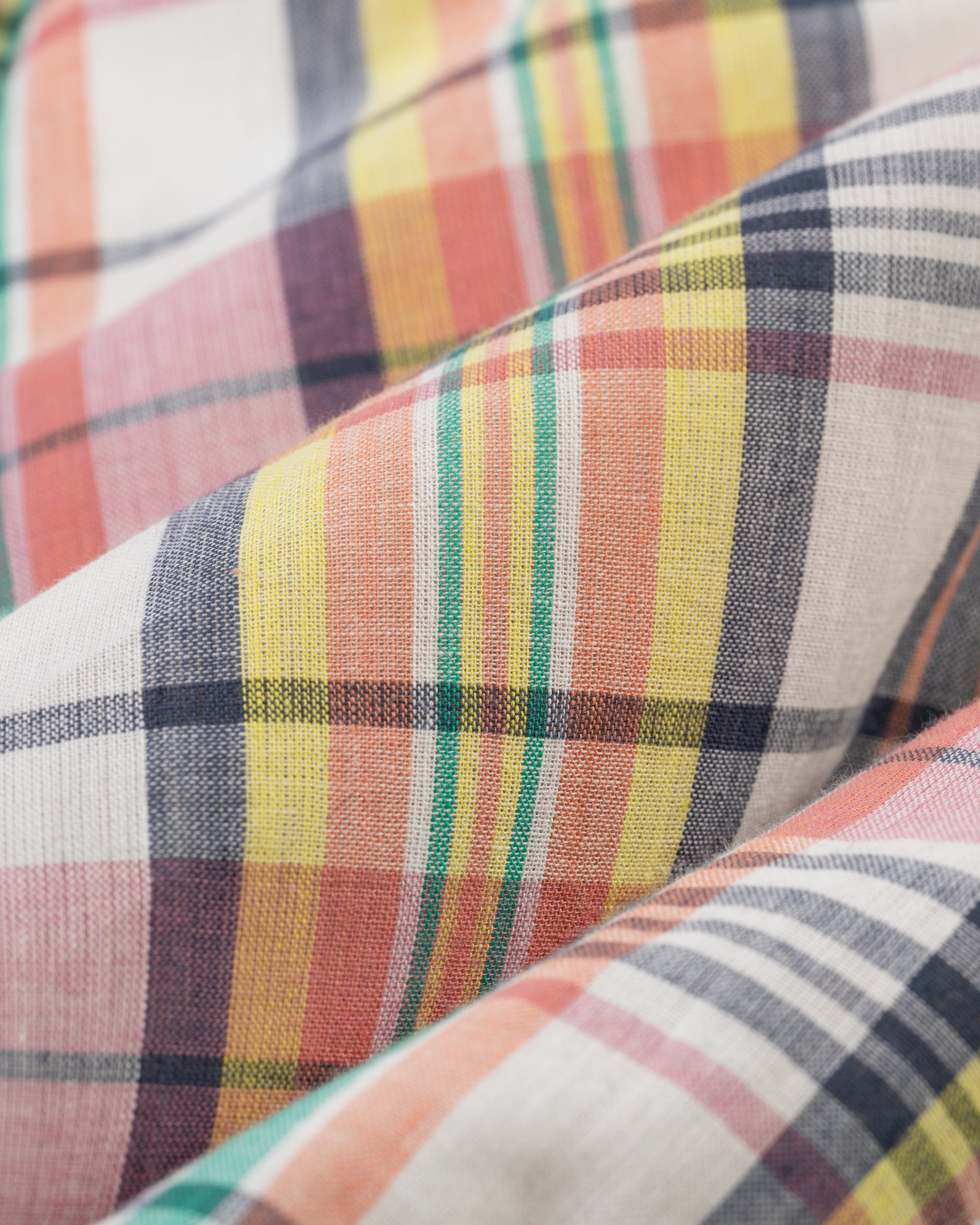 Made-in-Canada Peach & Yellow Pastel Authentic Madras Sport Coat