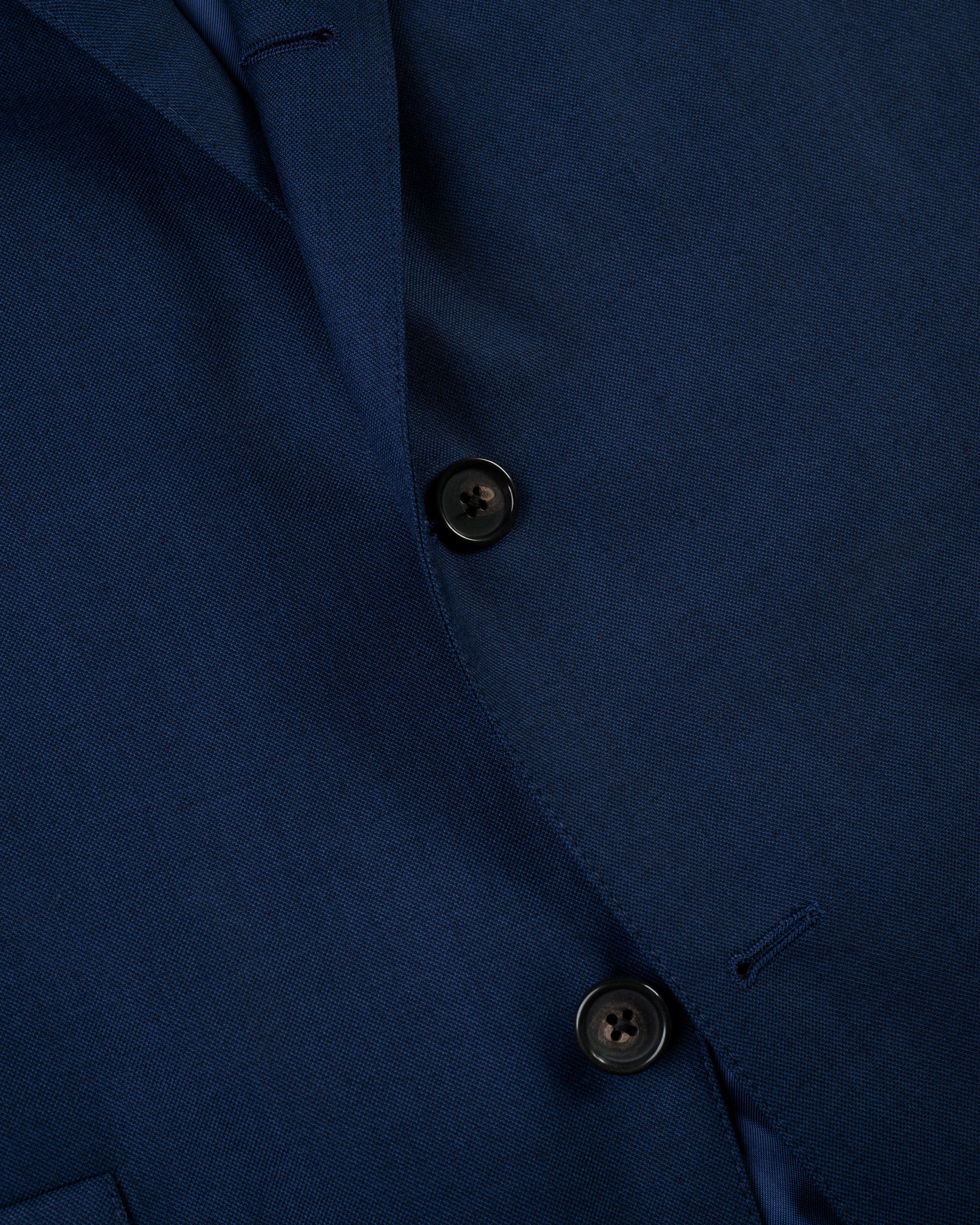 Made-in-USA Blue Sharkskin Suit