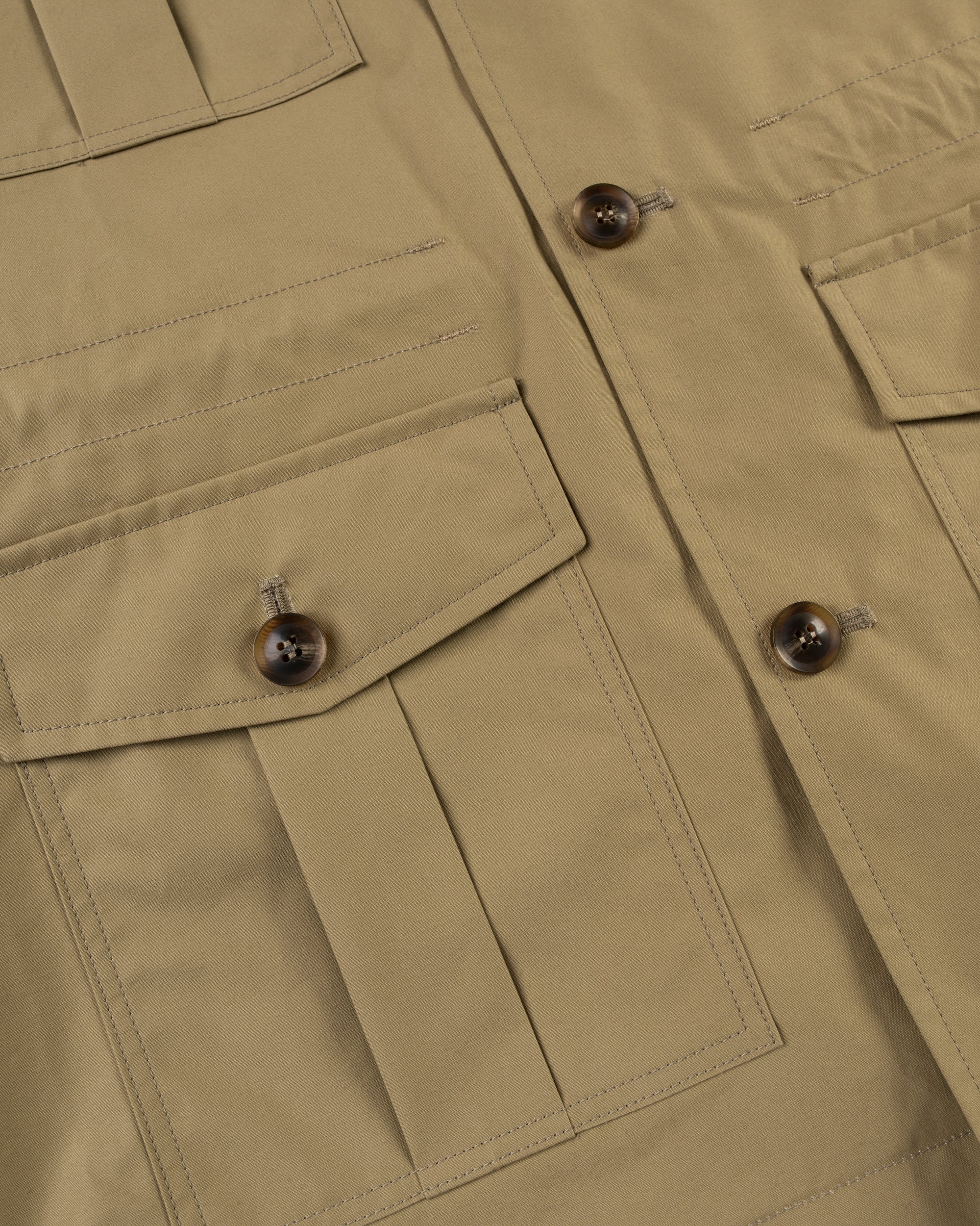 Made-in-England Cotton Safari Jacket