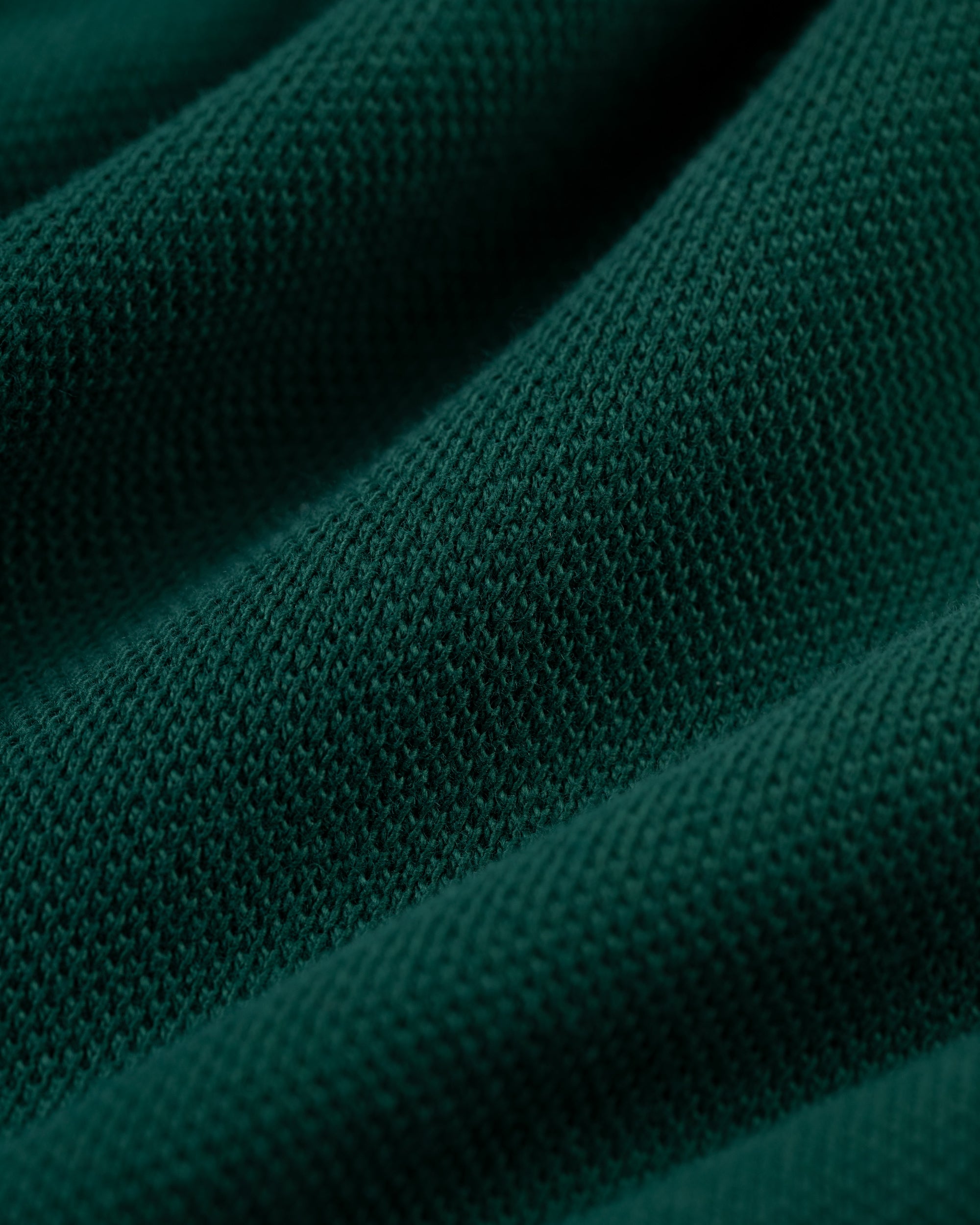 Dark Green Ivy Guy Cotton Pique Polo