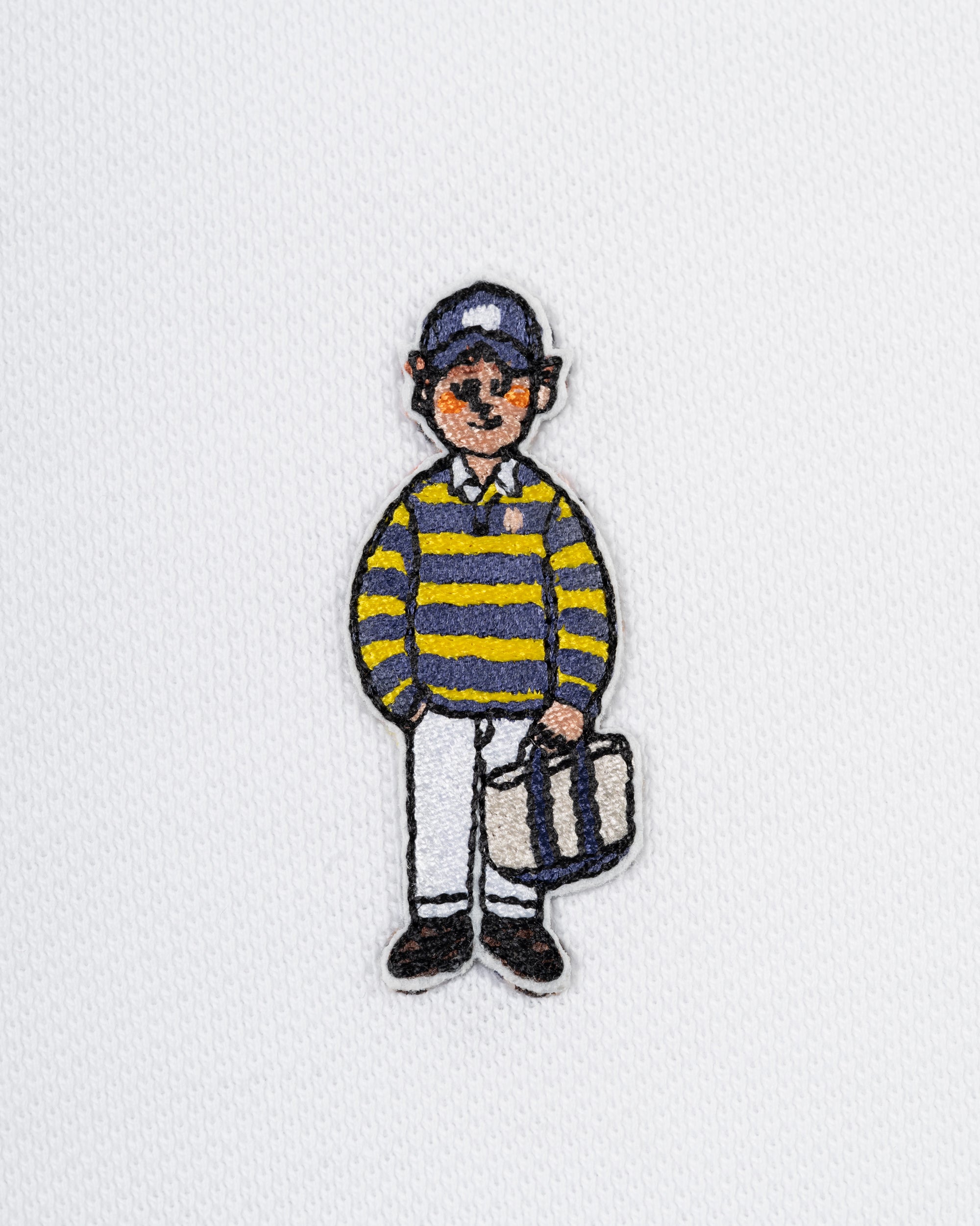 White Ivy Guy Cotton Pique Polo