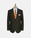 Olive & Blue Donegal Tweed Wool Sport Coat - Trim Fit