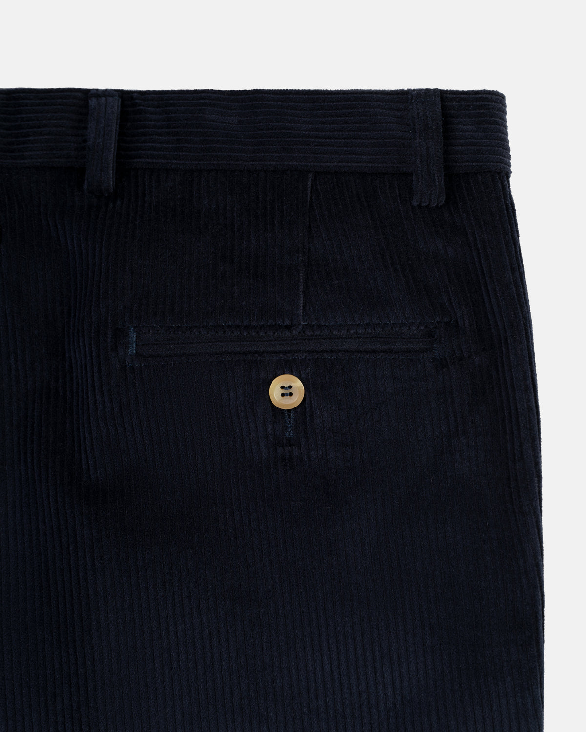 Made-in-USA Navy Wide Wale Corduroy Pant