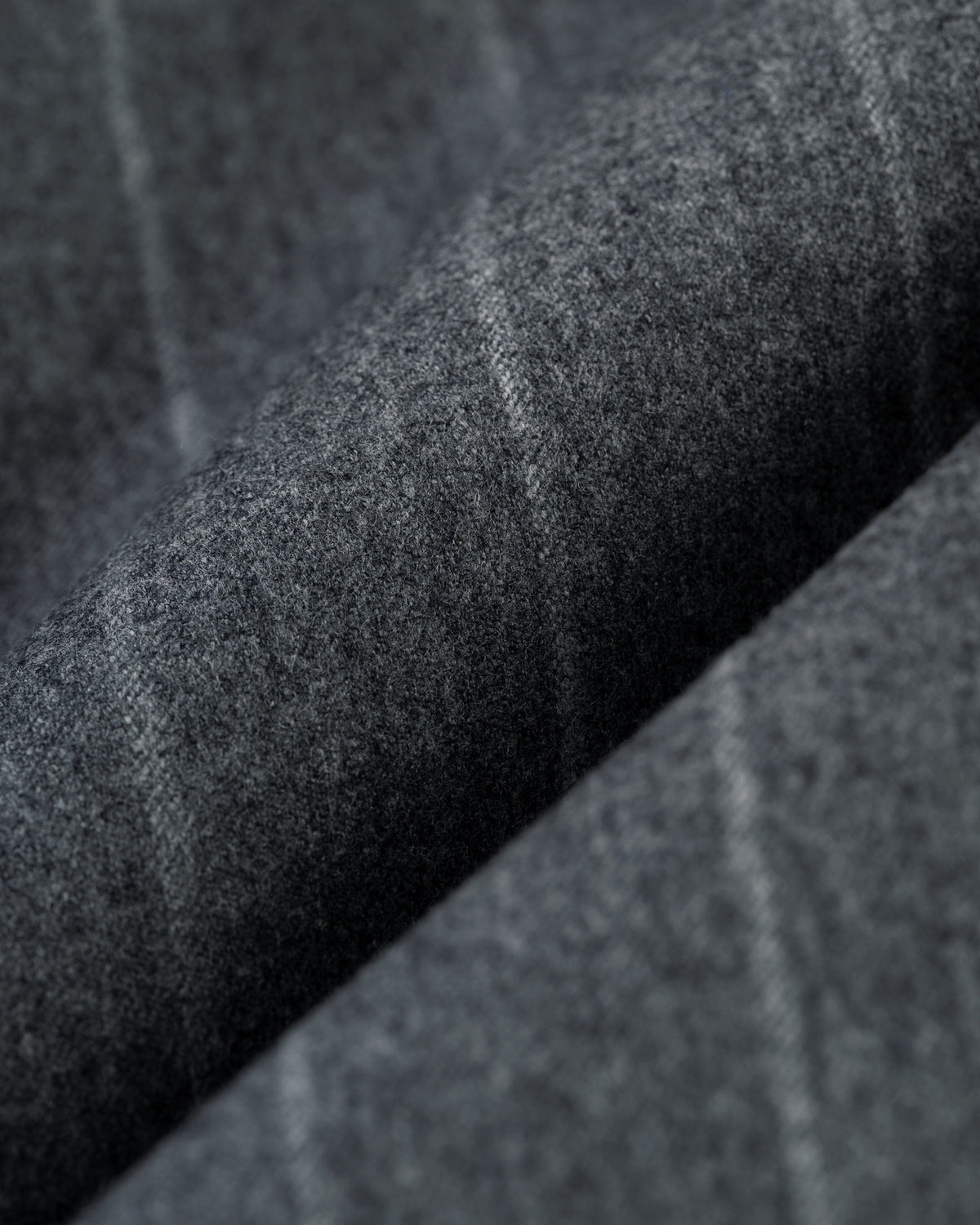 Made-in-Canada Light Grey Chalkstripe Wool Flannel 1902 Model Suit