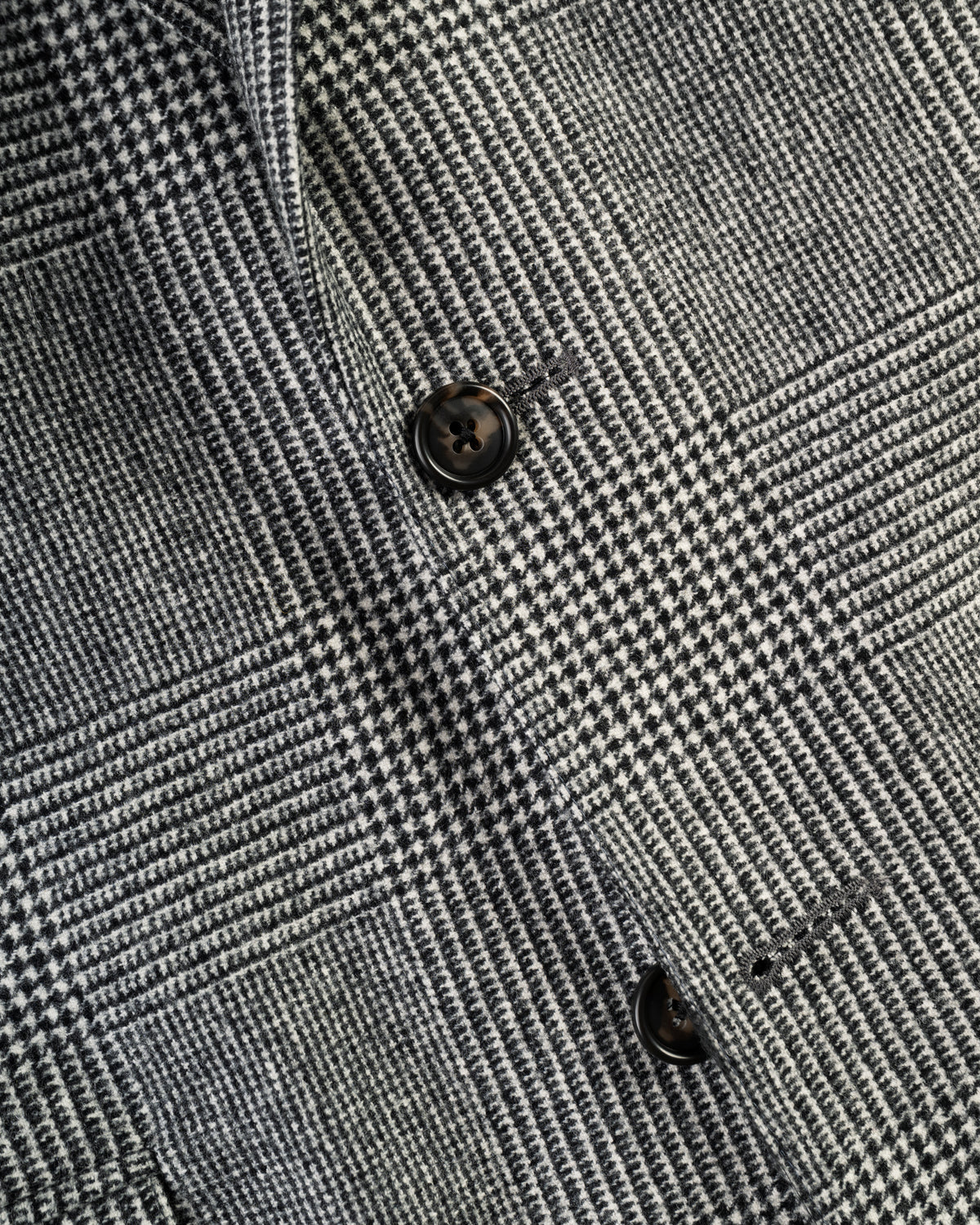 Made-in-Canada Black & White Prince of Wales Wool Flannel 1902 Model Suit