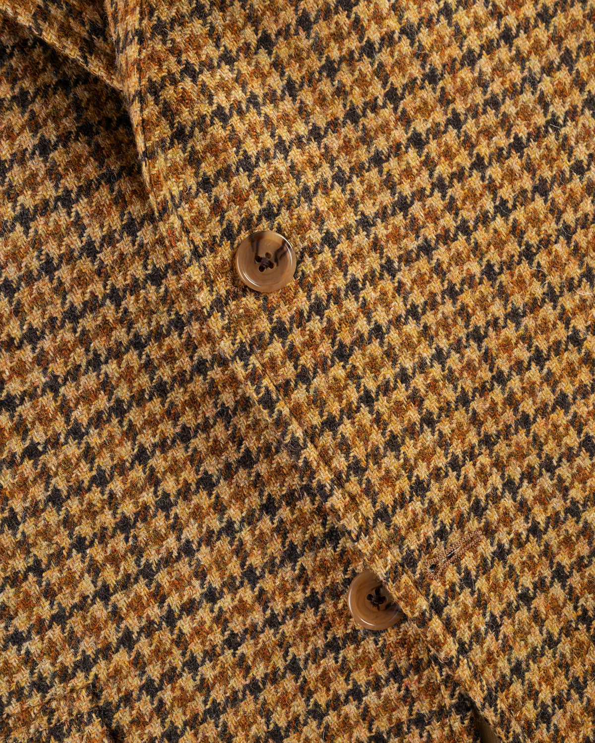 Made-in-USA Brown & Rust Check Cheviot Tweed Sport Coat