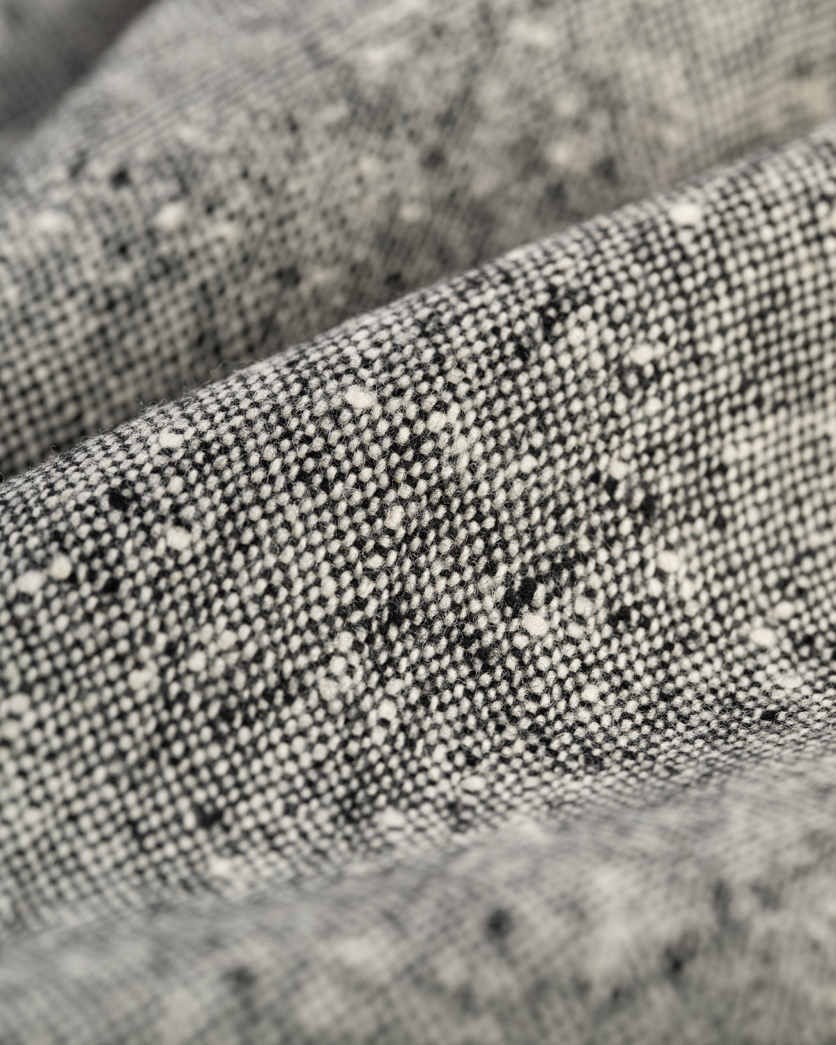 Made-in-Canada Black & White Donegal Tweed Sport Coat
