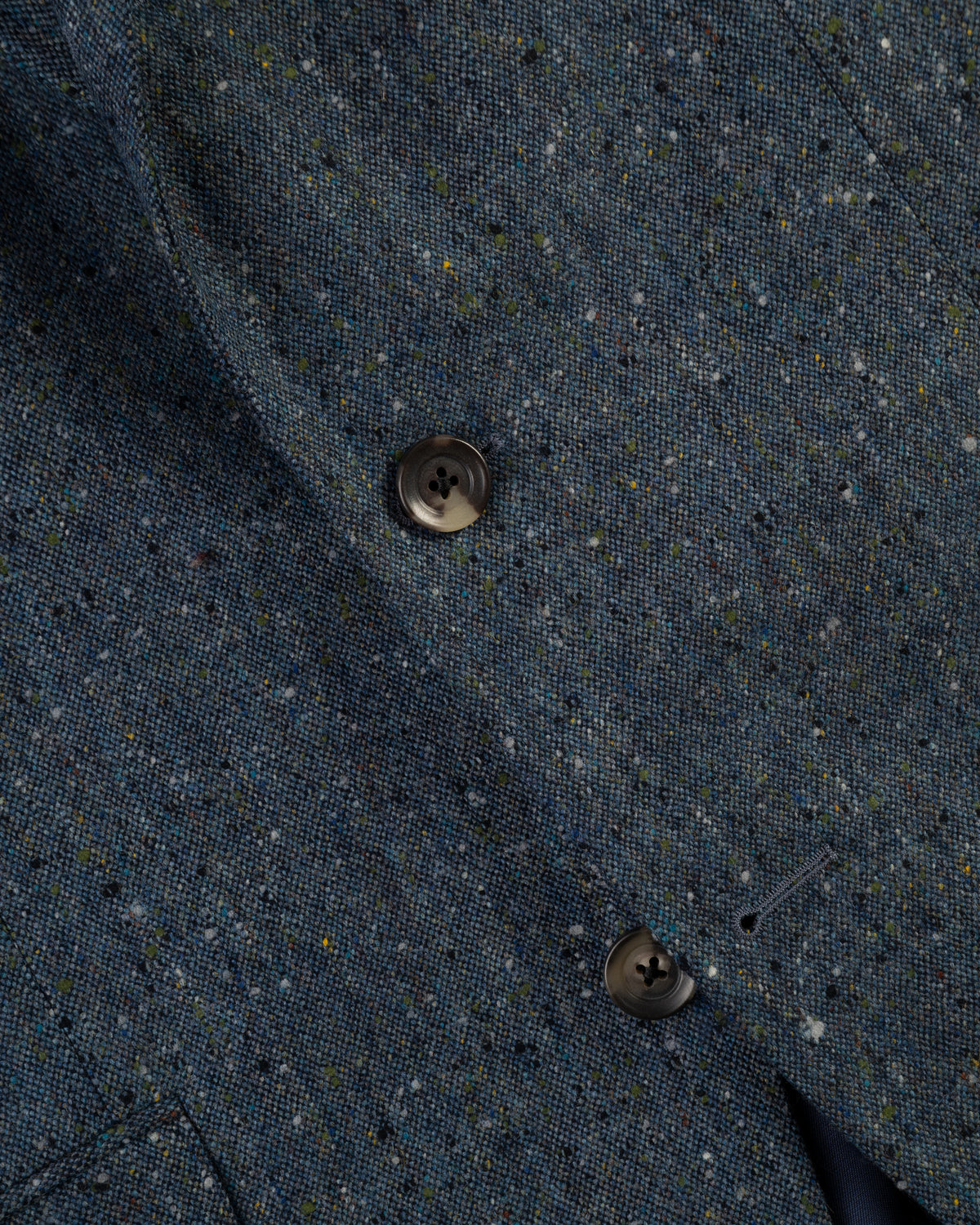 Made-in-Canada Blue Donegal Tweed Sport Coat
