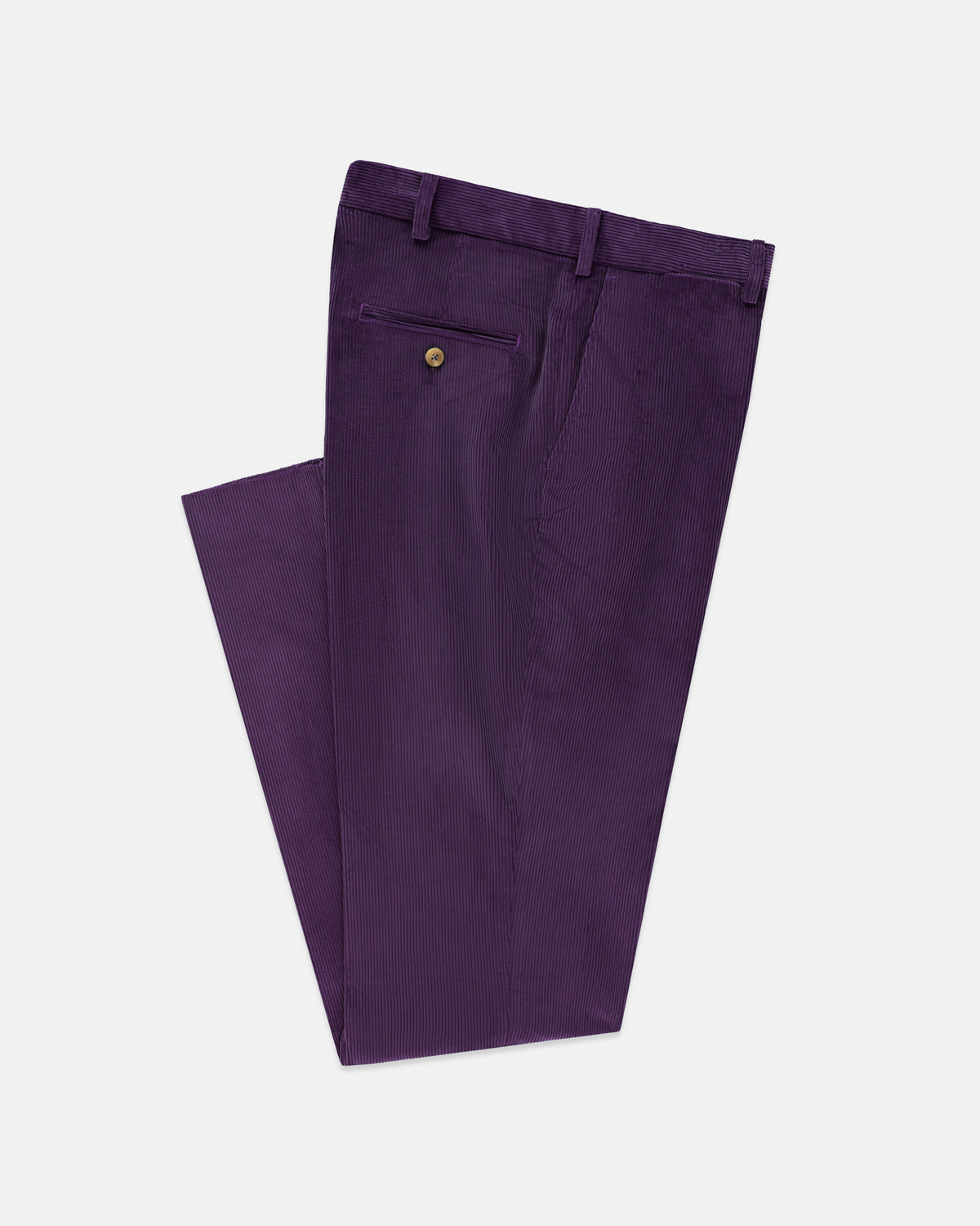 Made-in-USA Purple Wide Wale Corduroy Pant