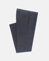 Made-in-Canada Grey Wool Flannel Pleated Trouser