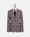 Made-in-USA Women's Gun Check Tweed Blazer