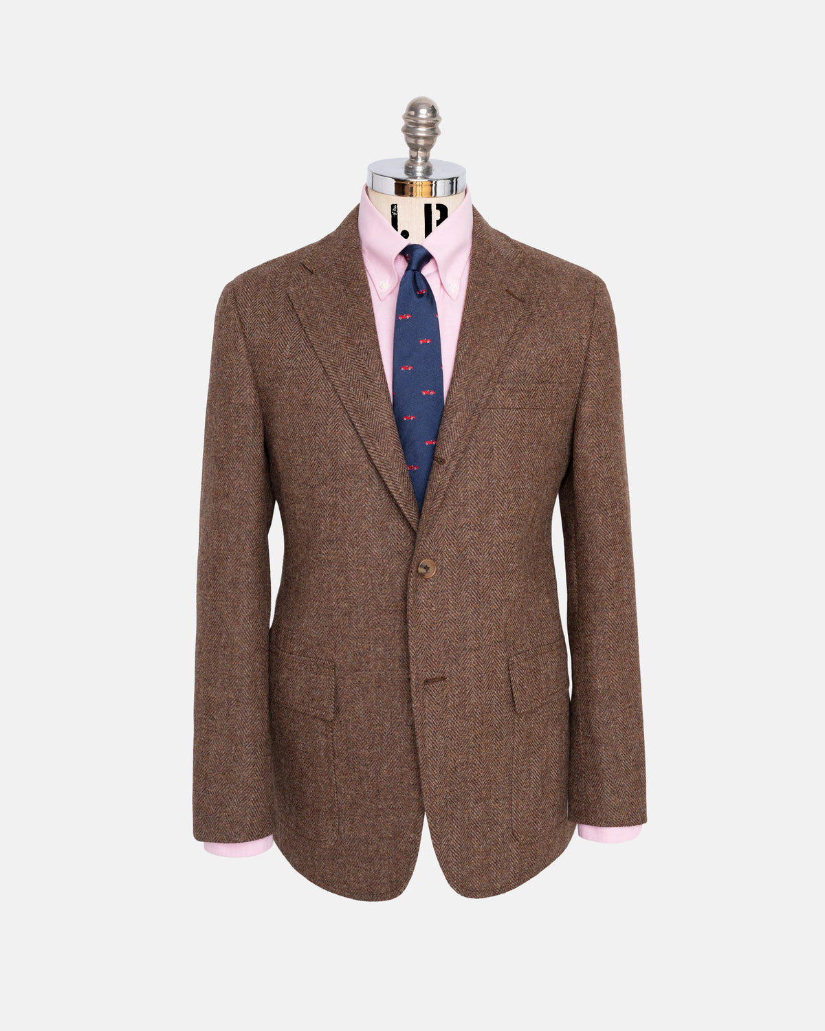 Made-in-USA Crottle Herringbone Sport Coat