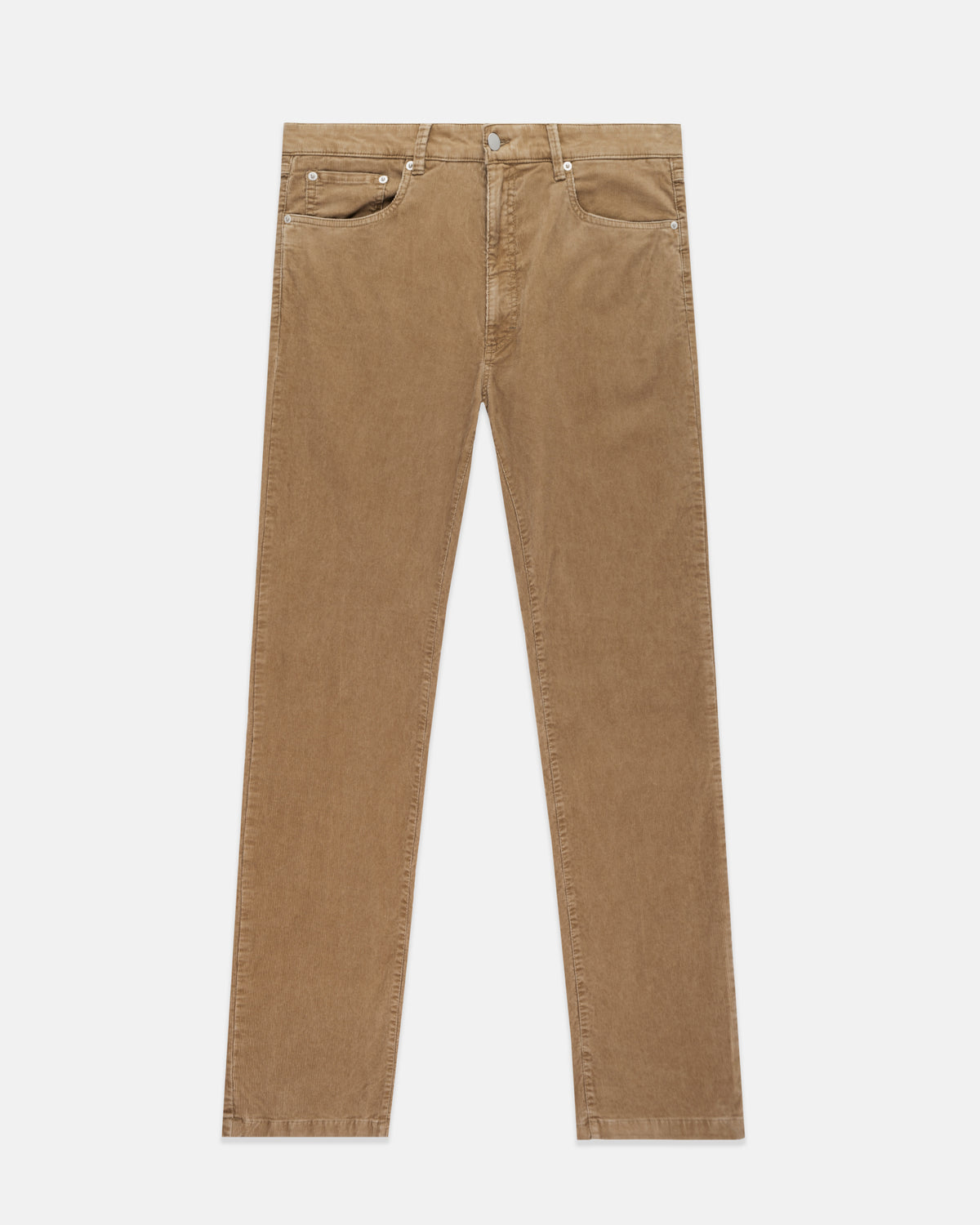 Khaki 5-Pocket 16-Wale Corduroy Pant