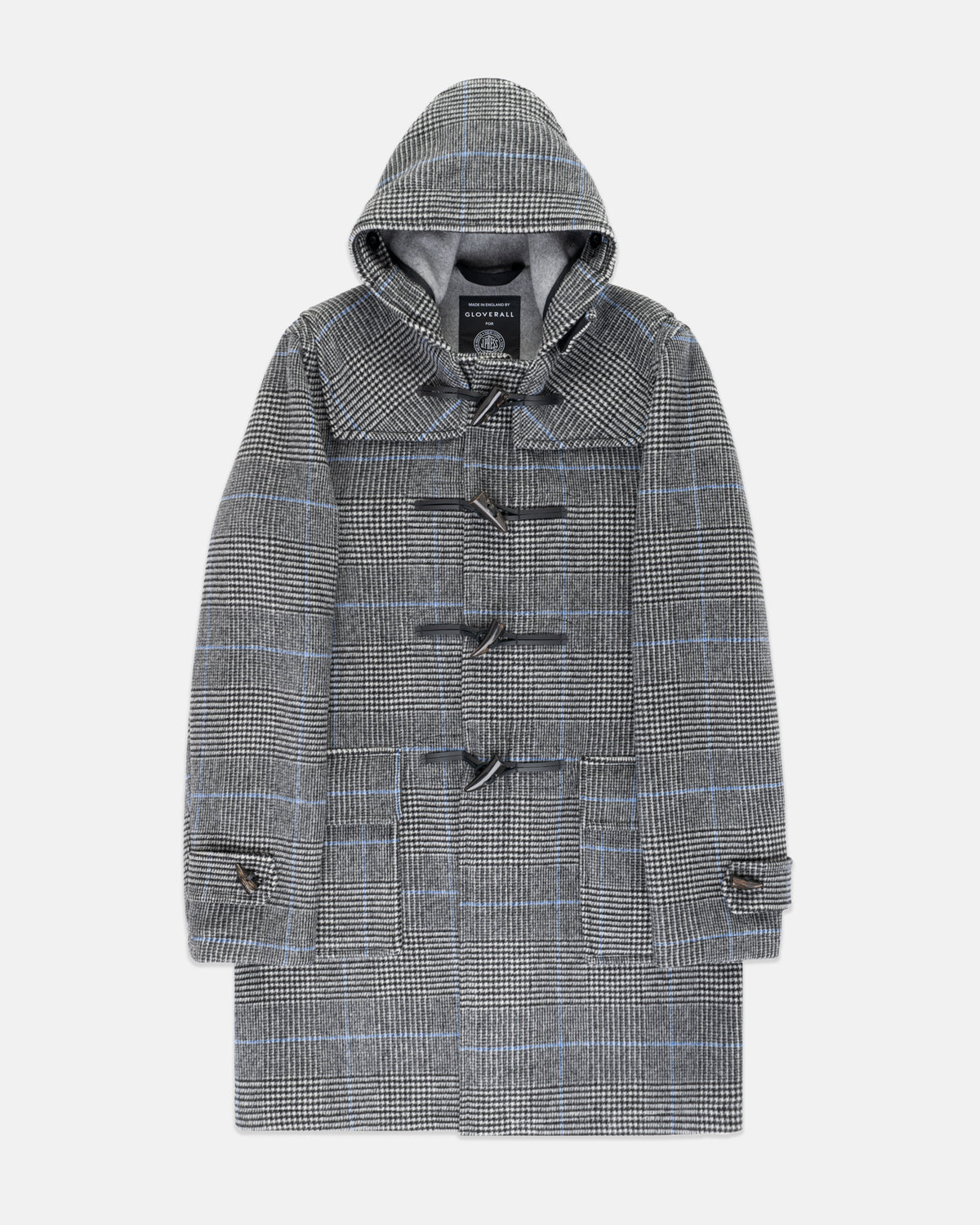 Made-in-England Prince of Wales Classic Morris Duffle Coat
