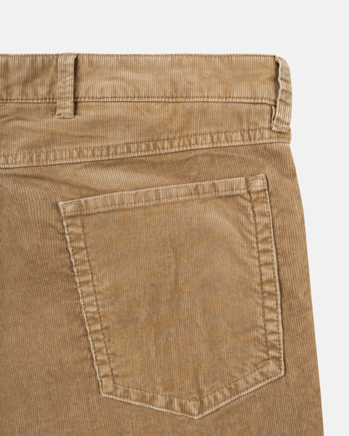Khaki 5-Pocket 16-Wale Corduroy Pant
