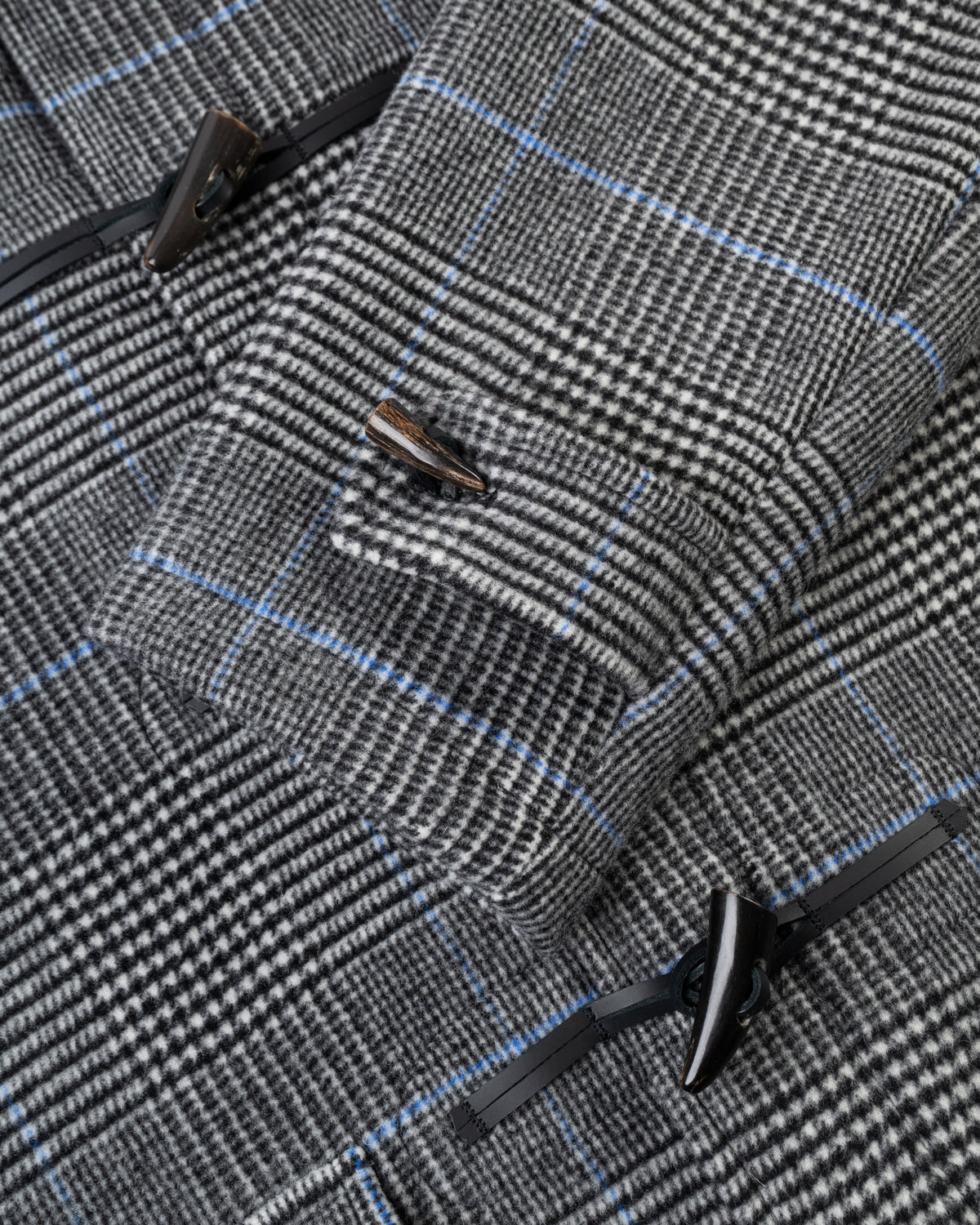 Made-in-England Prince of Wales Classic Morris Duffle Coat