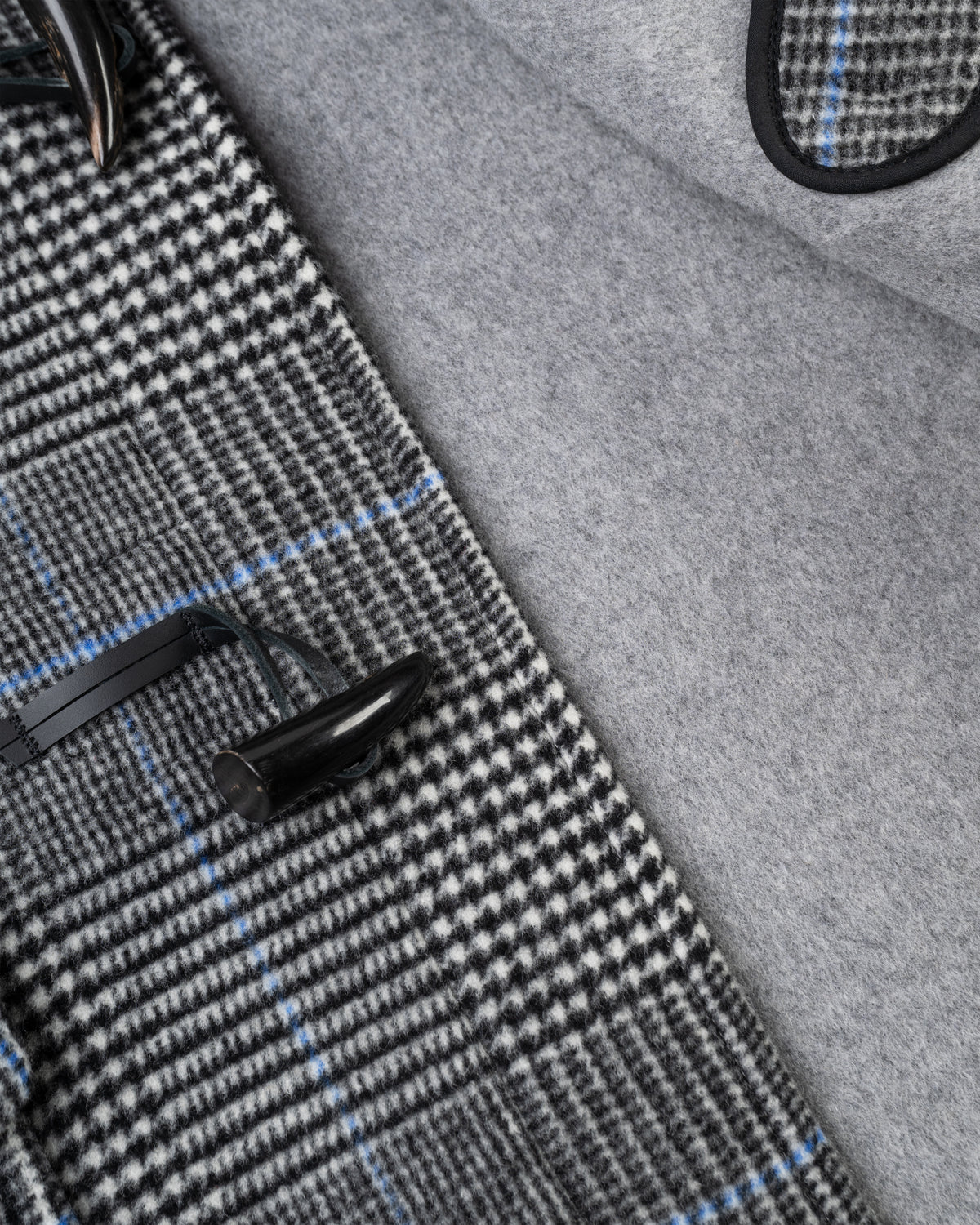 Made-in-England Prince of Wales Classic Morris Duffle Coat