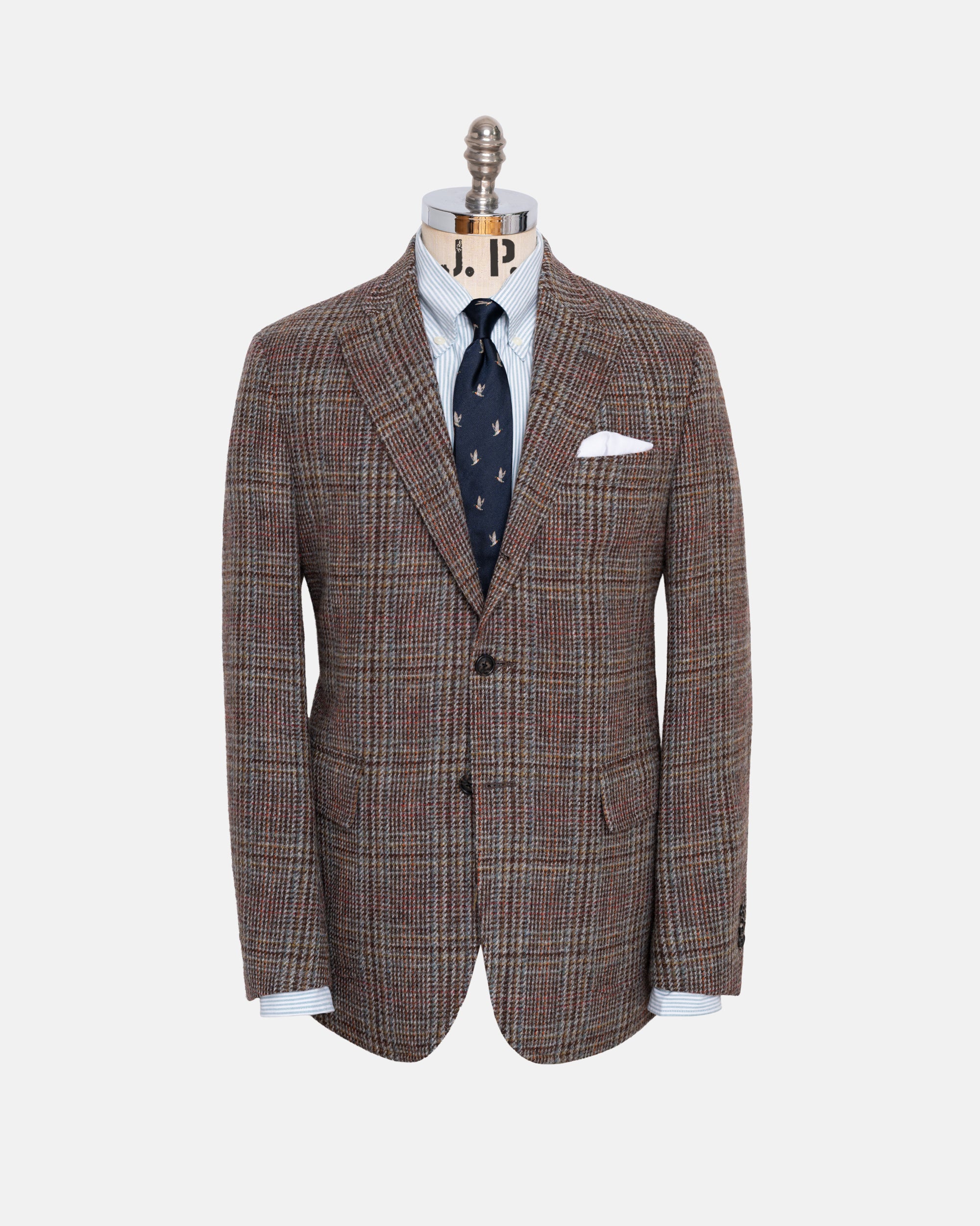 Made-in-Canada Multicolor Plaid Donegal Mist Sport Coat