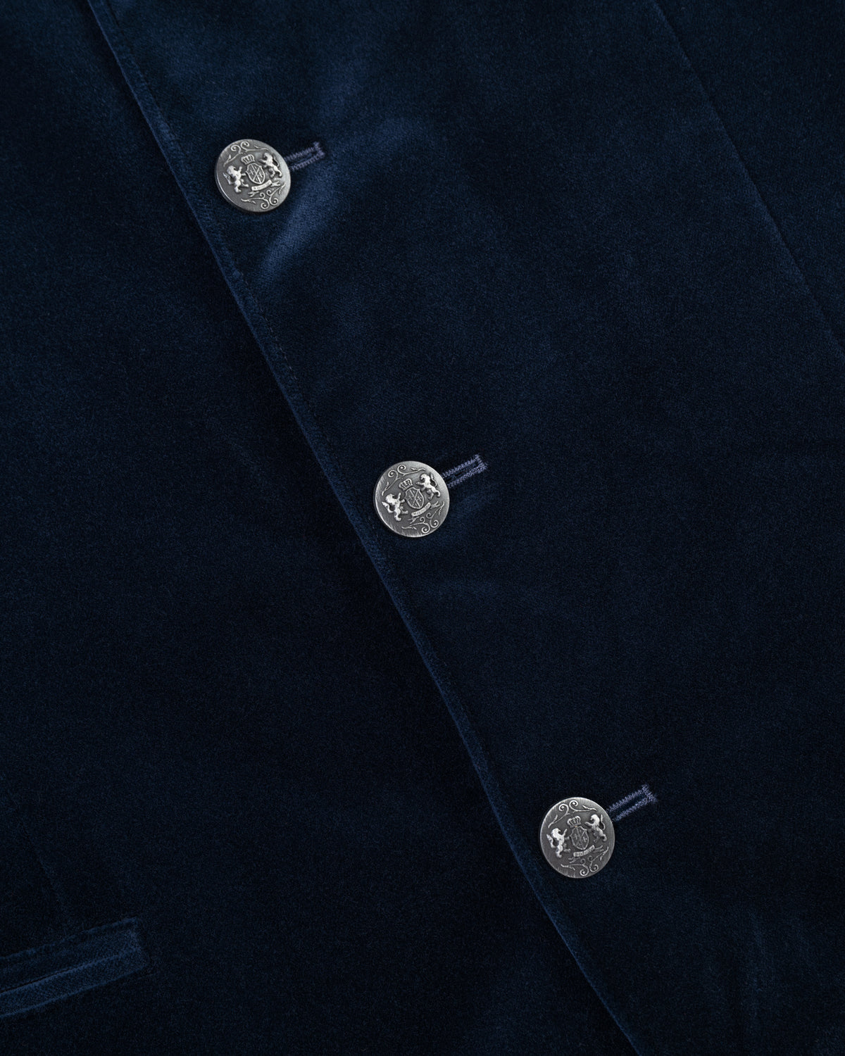Made-in-Austria Navy Velvet Tyrolean Jacket
