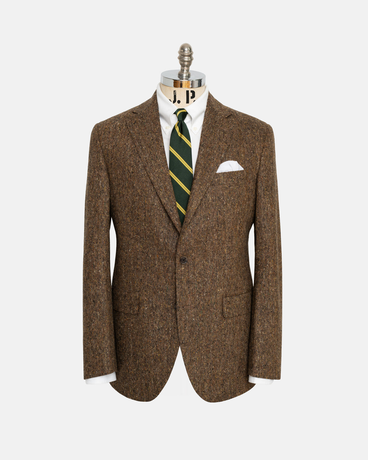 Made-in-Canada Brown Donegal Tweed Sport Coat
