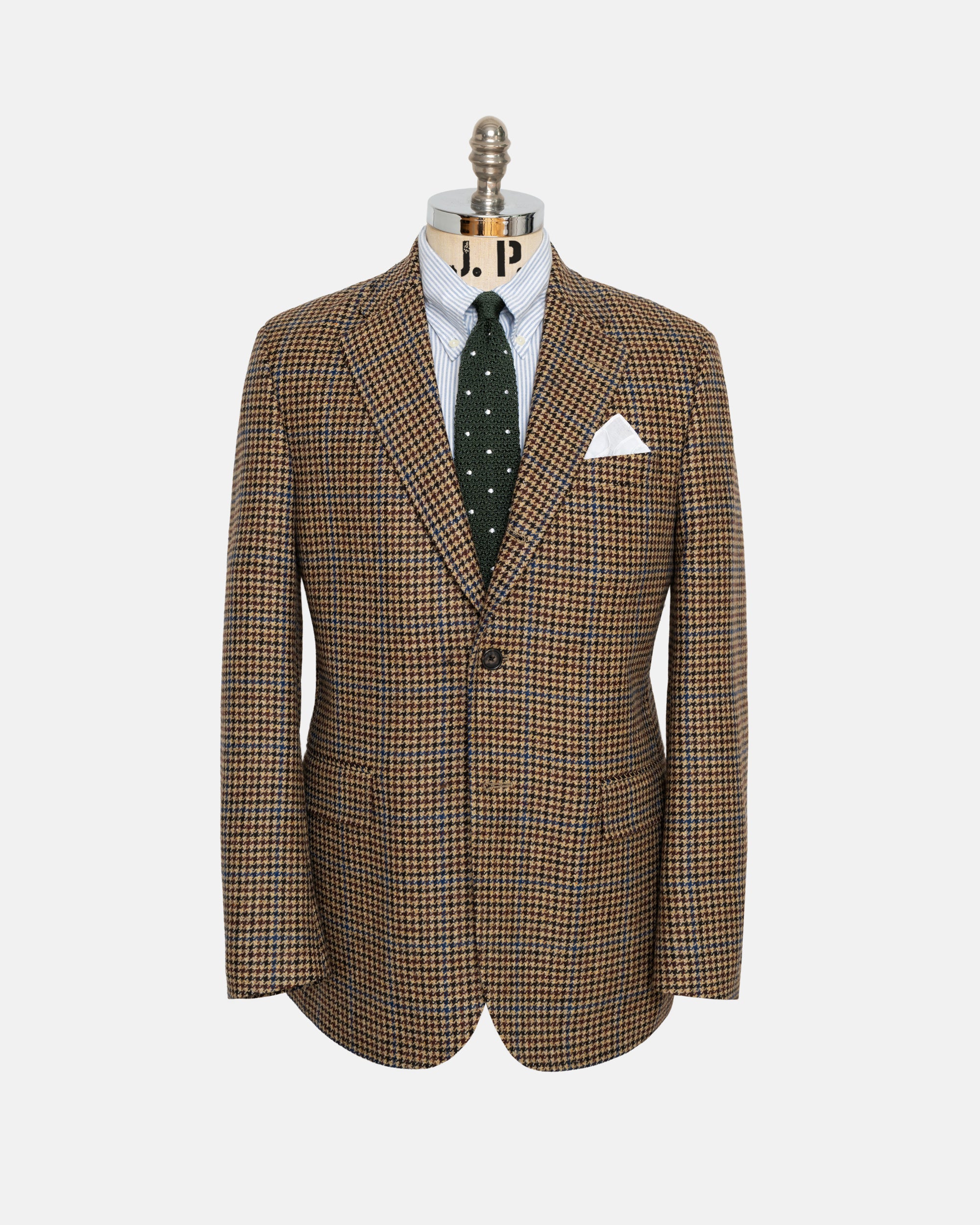 Made-in-Canada Brown Check with Blue Pane Sport Coat