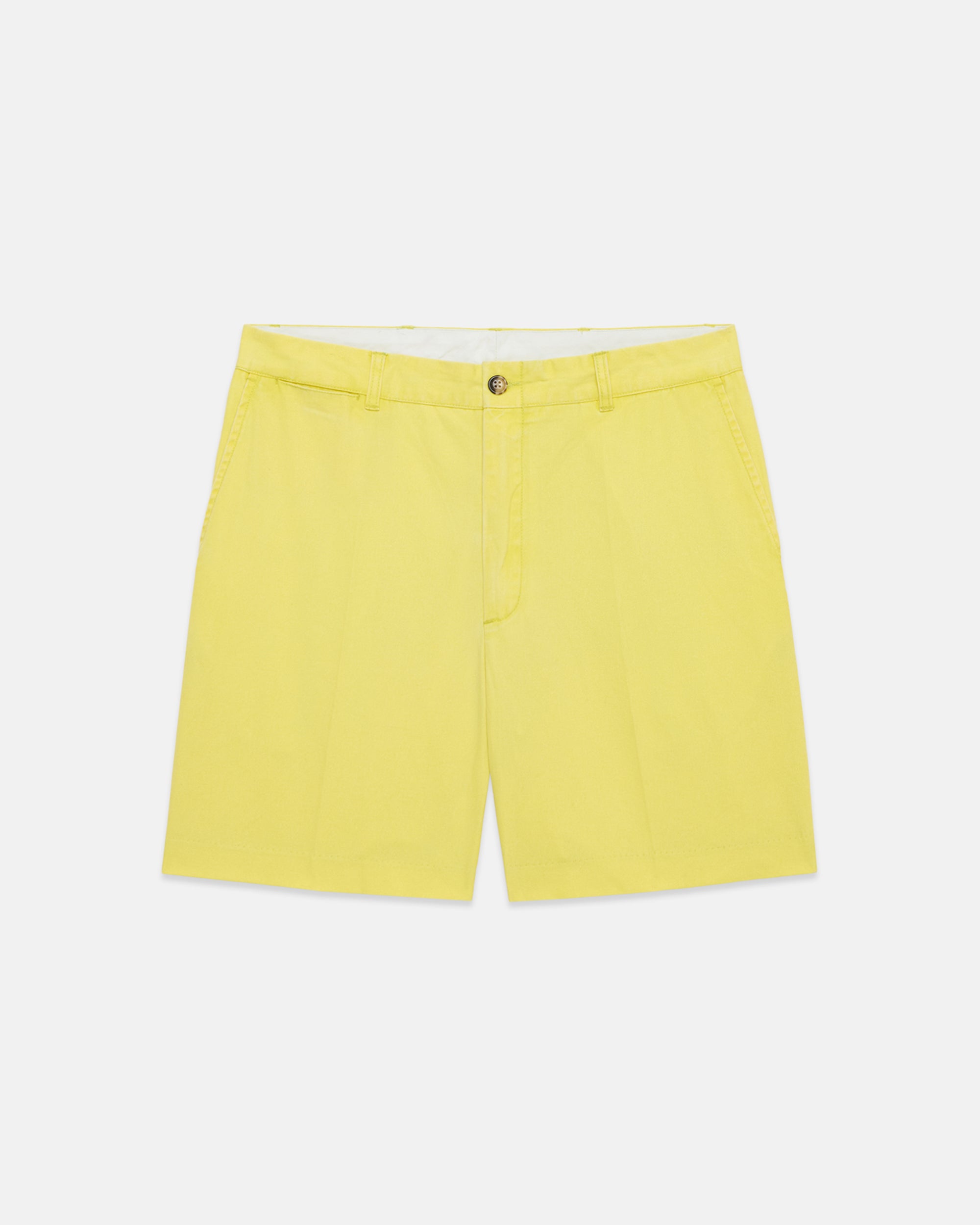 Yellow Washed Canvas Cape Cod Shorts