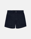 Navy Wide-Wale Cotton Corduroy Shorts - Trim Fit