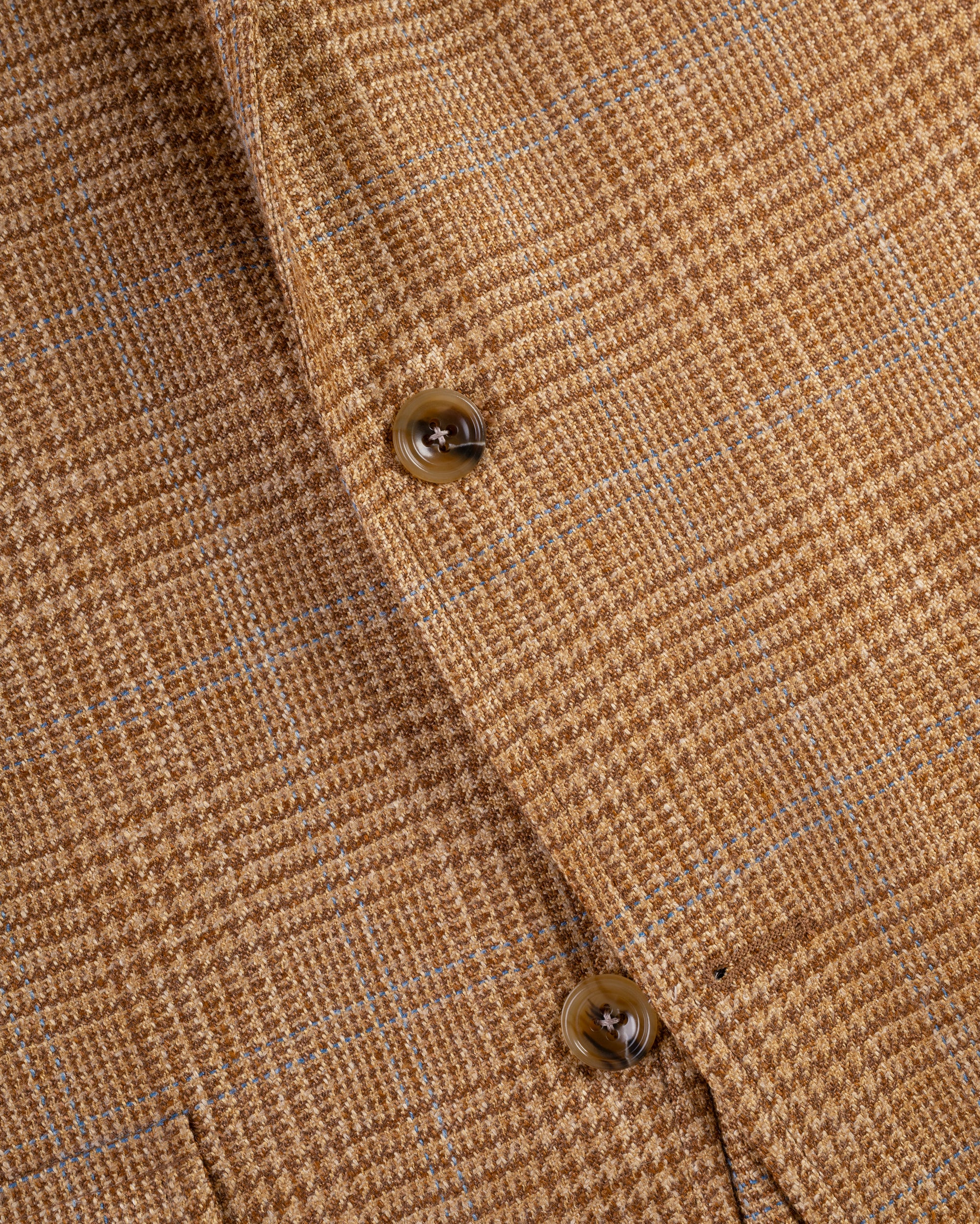 Made-in-USA Light Brown Prince of Wales Sport Coat