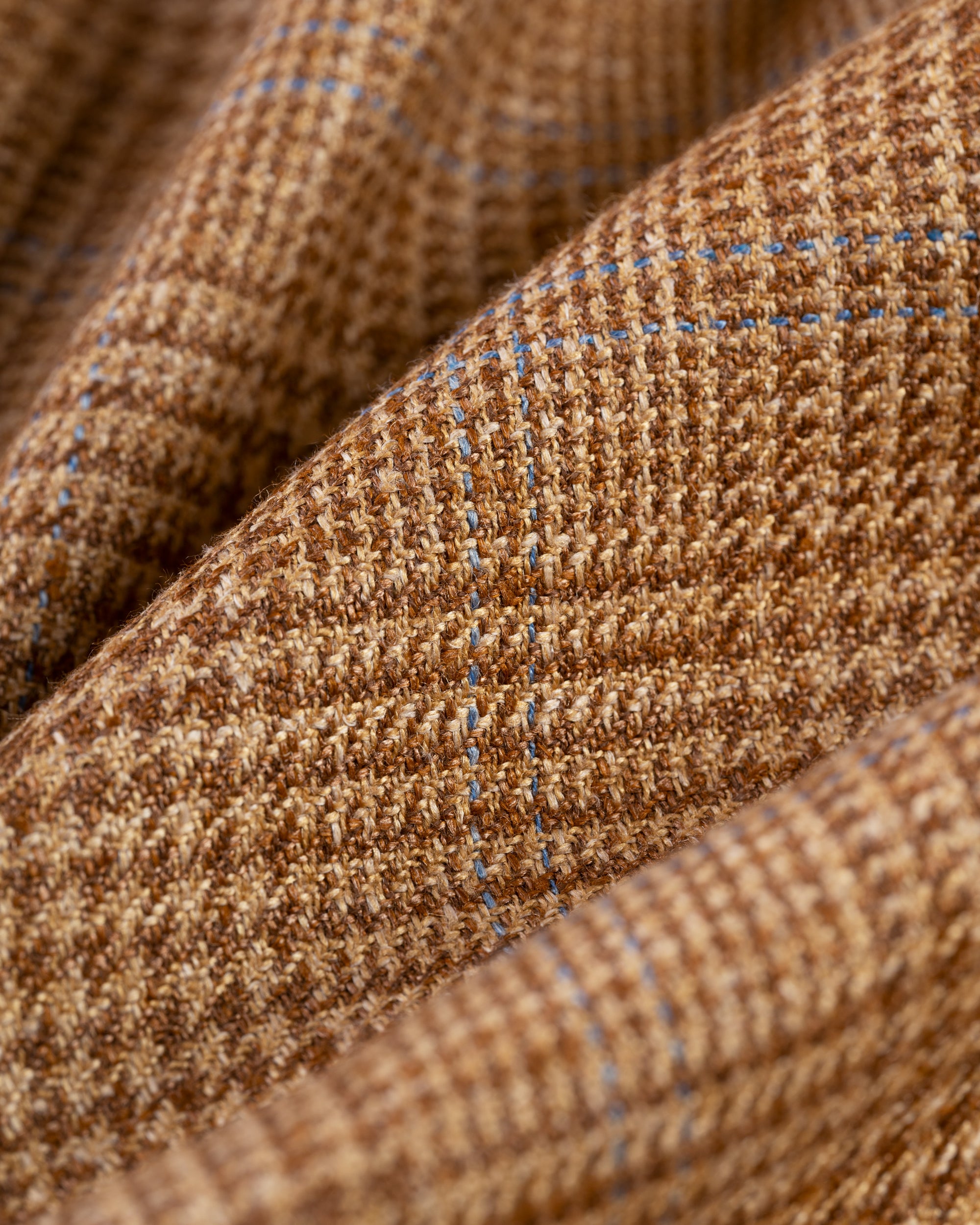 Made-in-USA Light Brown Prince of Wales Sport Coat - Custom Make