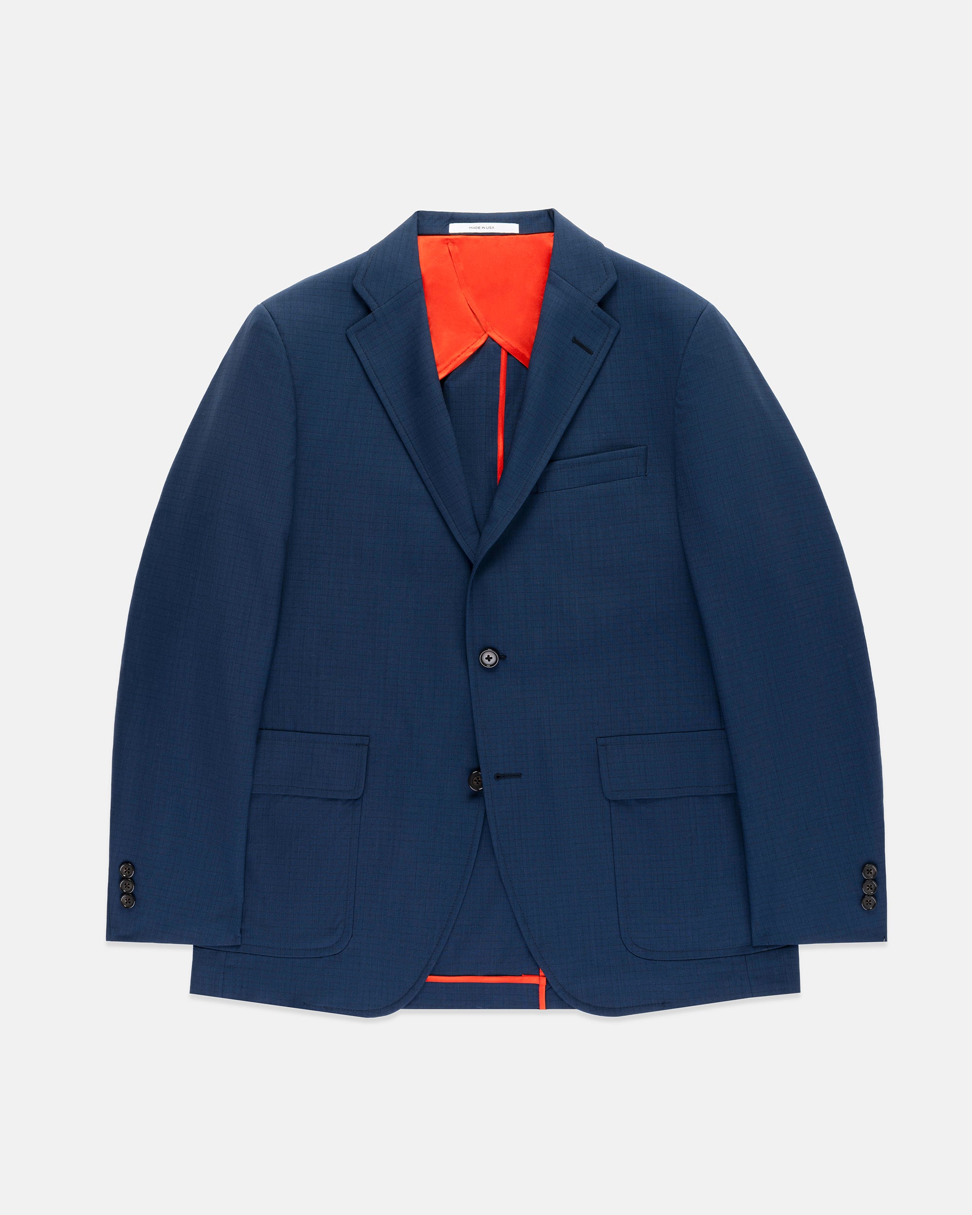 Made-in-USA J. Press x Only NY Navy Ripstop Blazer