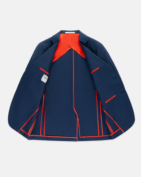 O'Neill フルスーツ M ネイビー/レッド Made-in-USA J. Press x Only NY Navy Ripstop Blazer
