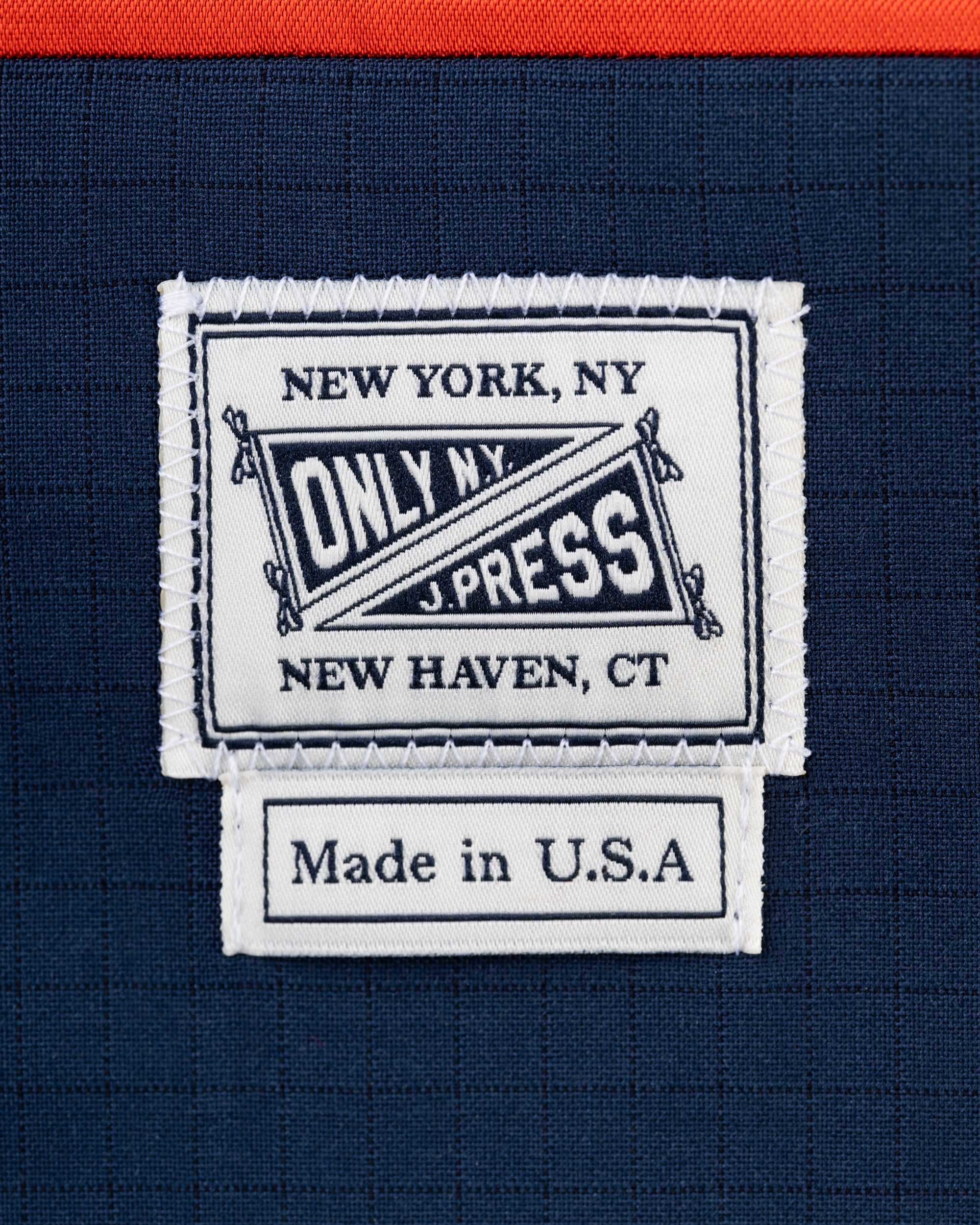 Made-in-USA J. Press x Only NY Navy Ripstop Blazer