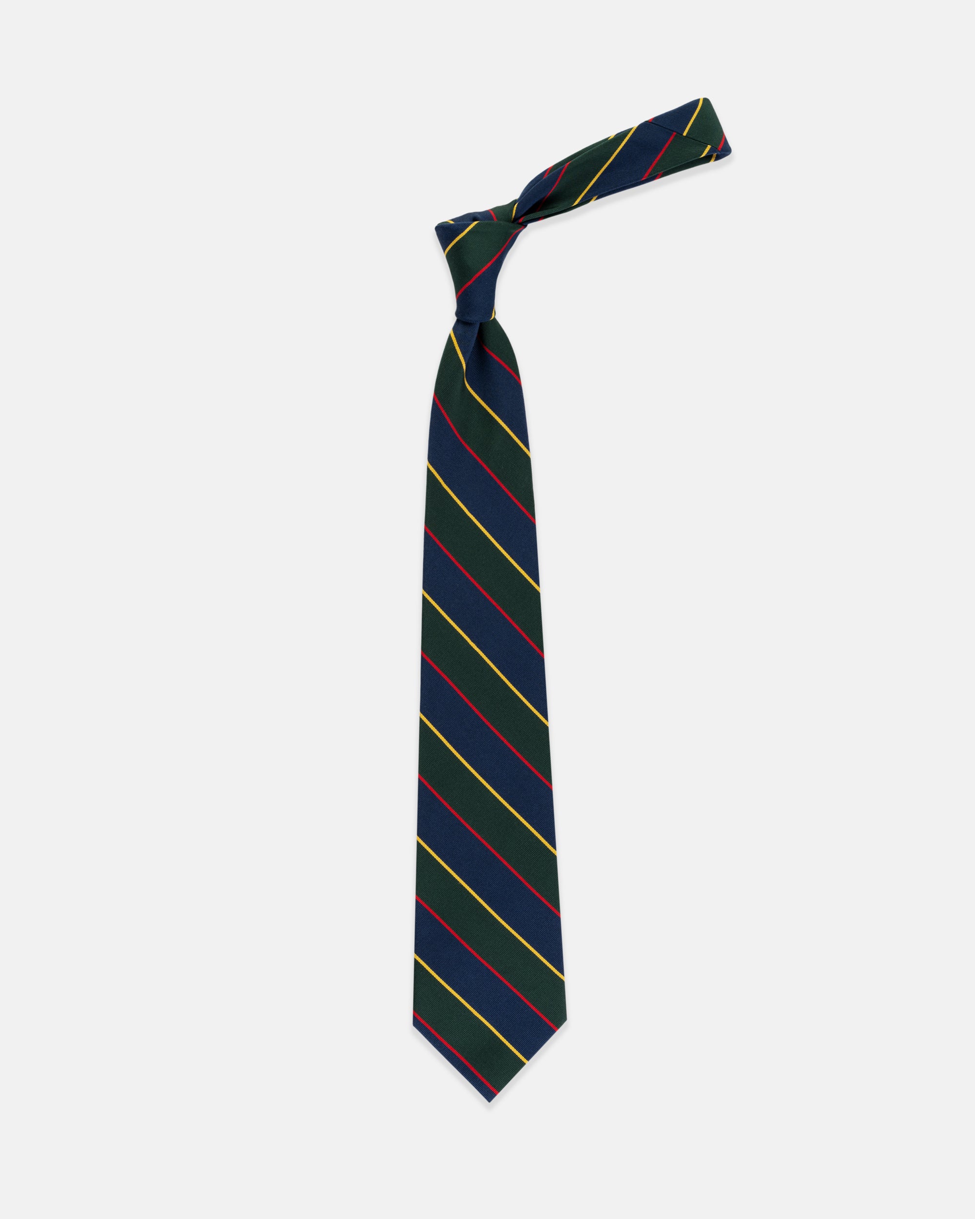 Made-in-UK Argyll & Sutherland Highlanders Regimental Irish Poplin Tie