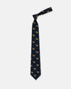 Made-in-UK Navy with Gold Grasshopper Club Tie