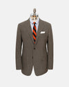 Made-in-USA Olive Mini Check Fox Air Wool Sport Coat
