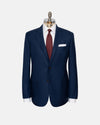 Made-in-USA Blue Sharkskin Suit