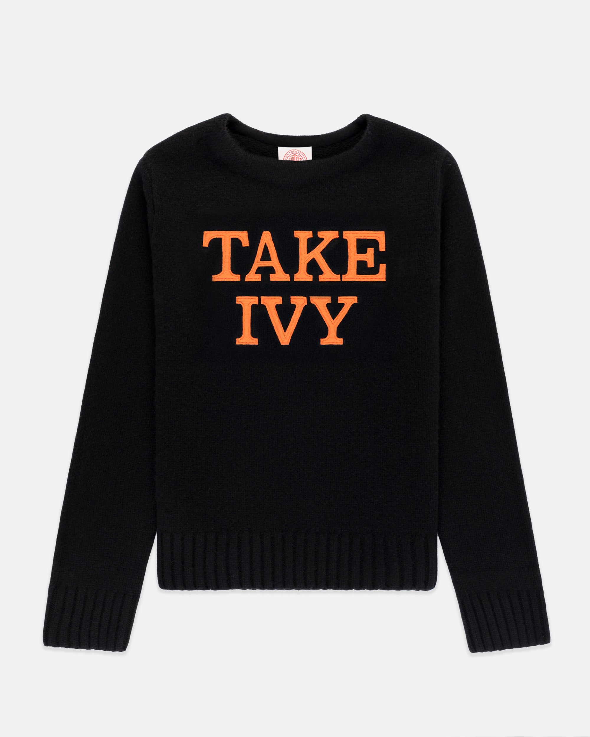 Take Ivy Stencil Boatneck Cotton Sweater