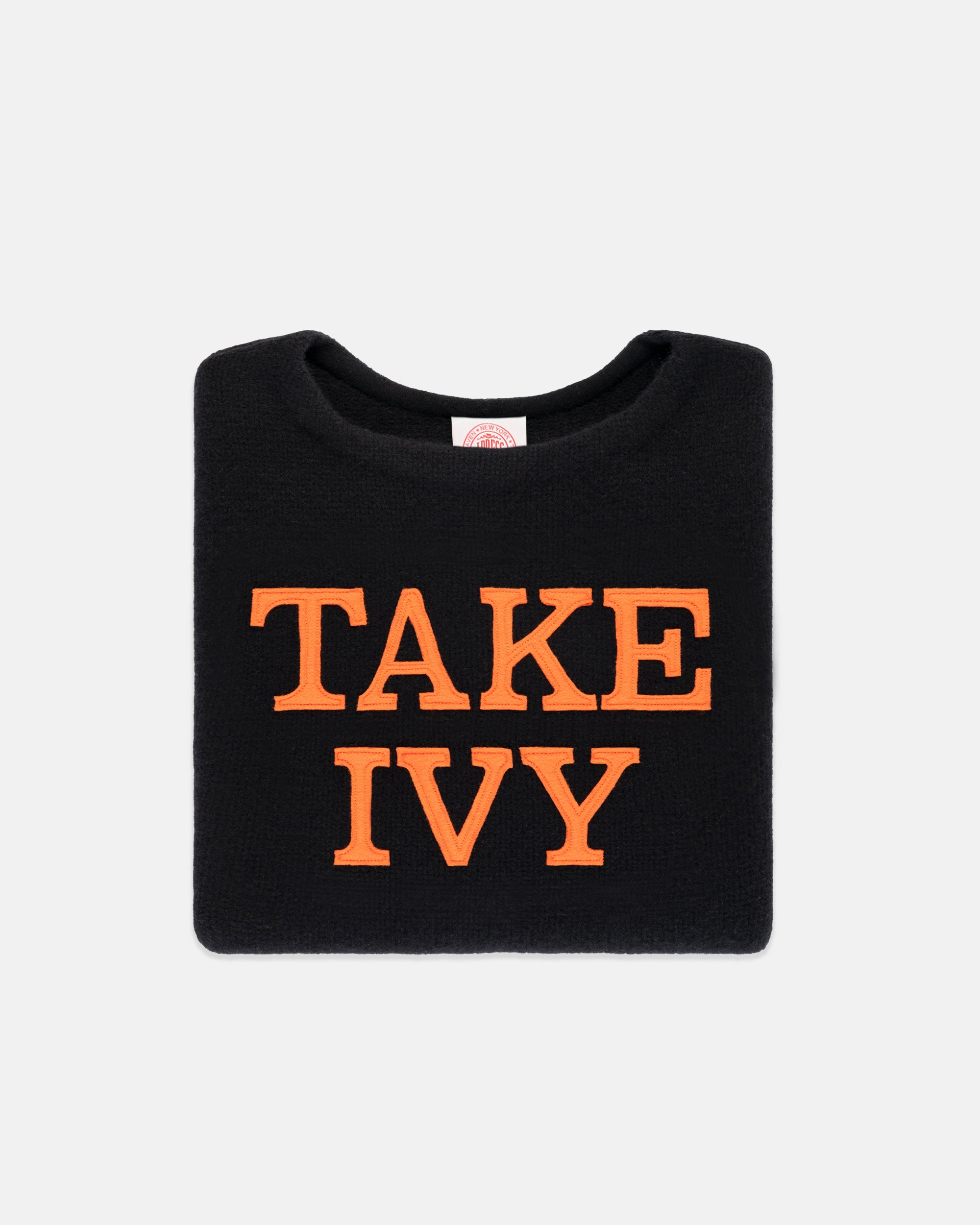Take Ivy Stencil Boatneck Cotton Sweater