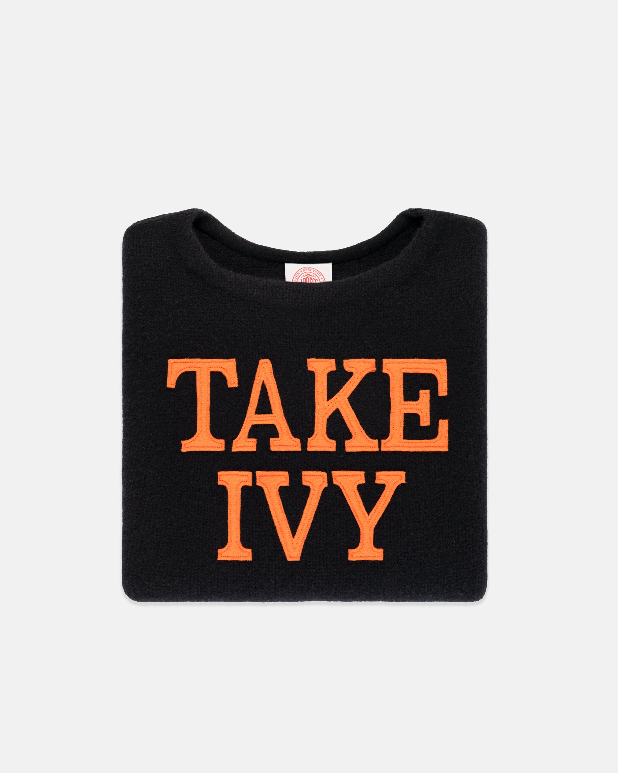 Take Ivy Stencil Boatneck Cotton Sweater