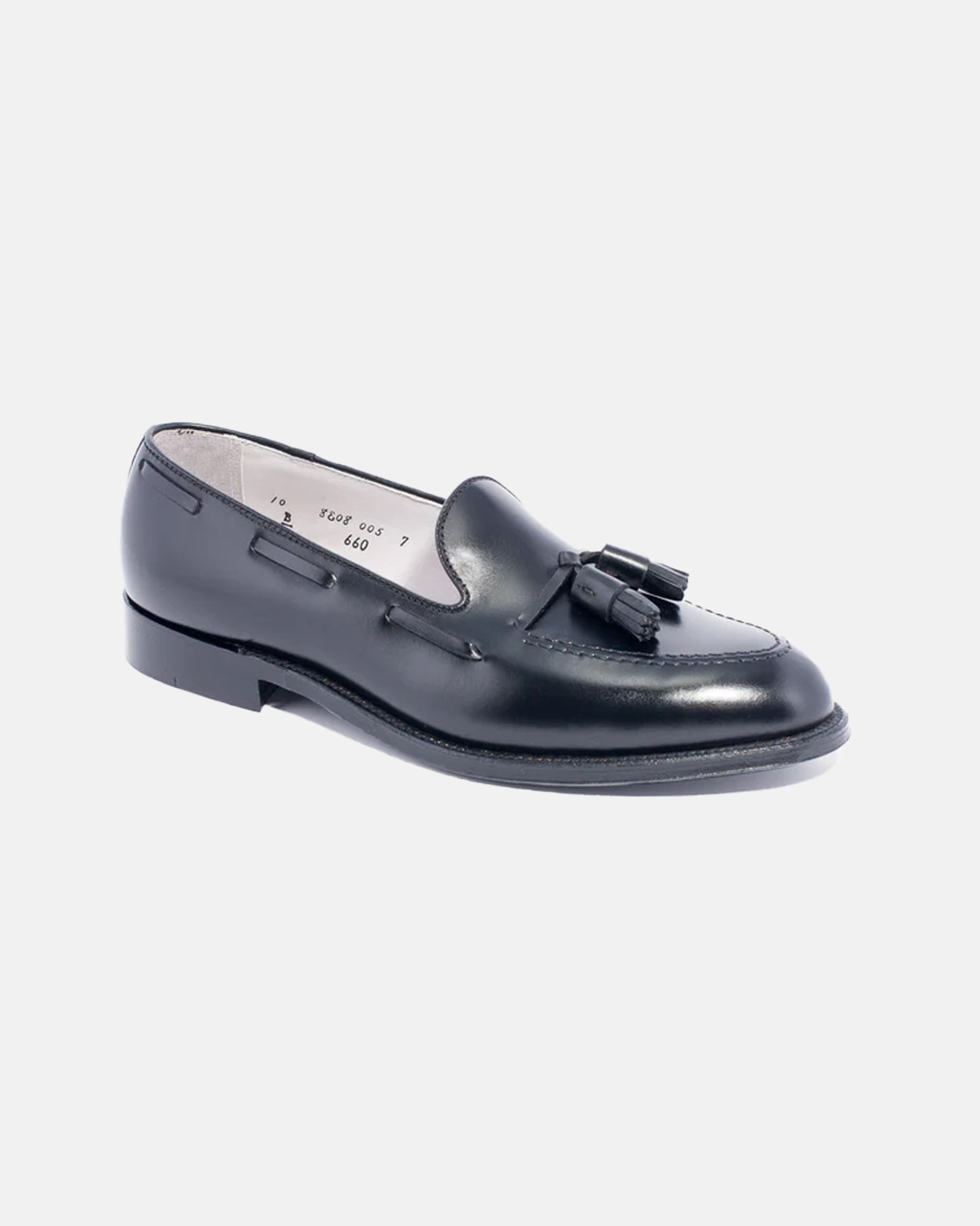 Alden Tassel Calfskin Loafer - Black | J.PRESS