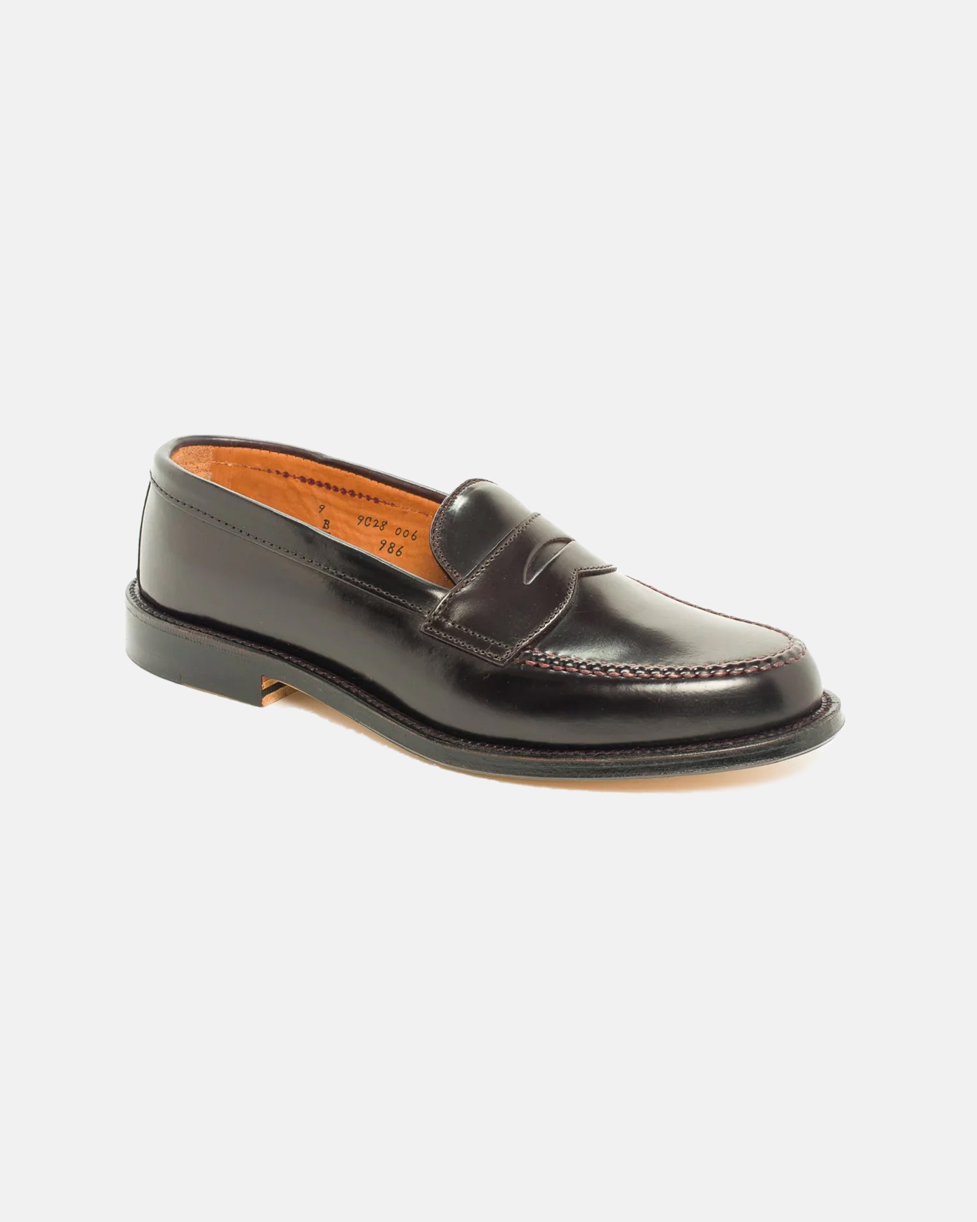 Alden Cordovan Leisure Handsewn Moccasin - Burgundy | J.PRESS