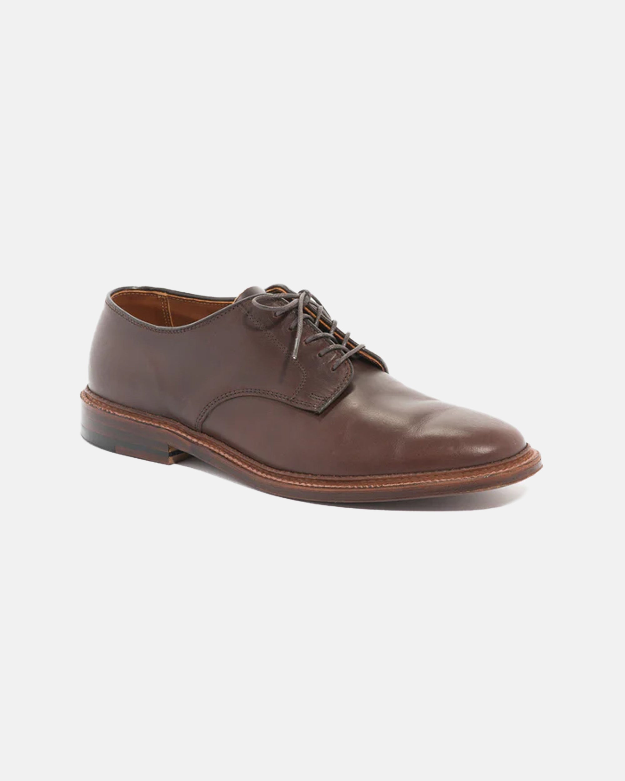 Made-in-America Brown Chromexcel Unlined Plain Toe Blucher