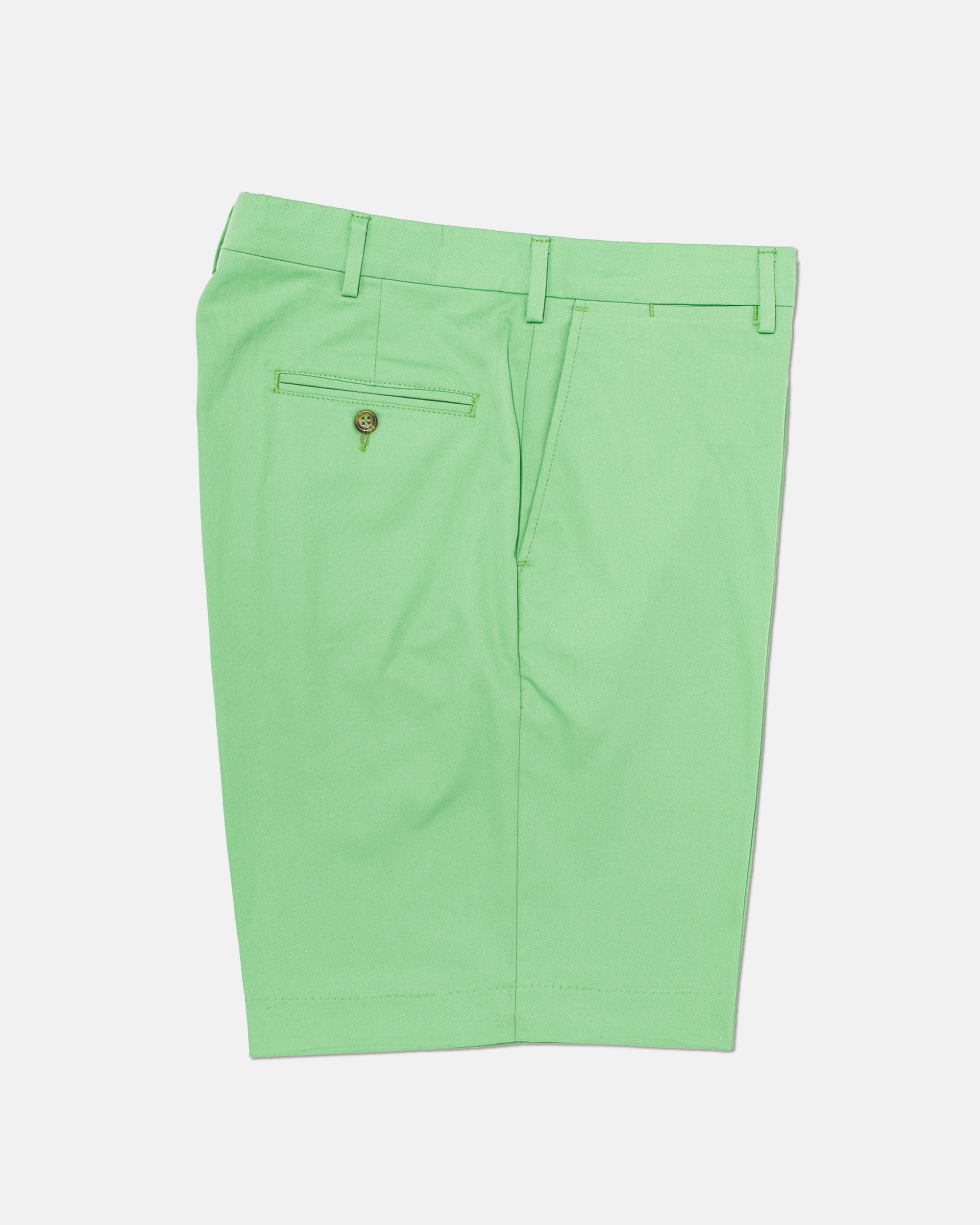 WASHED TWILL CHINO CLASSIC SHORTS - GREEN